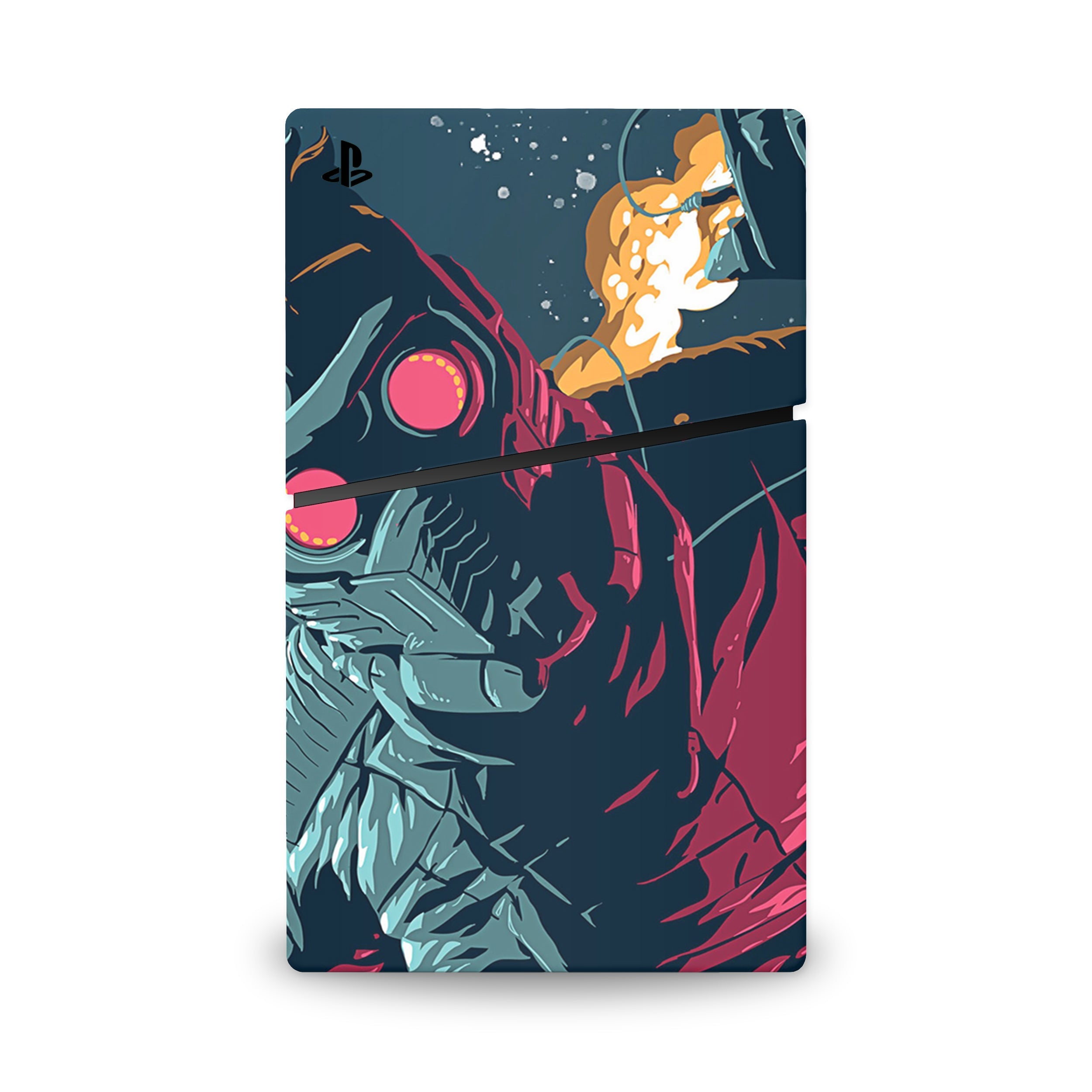 A video game skin featuring a Legendary Outlaw 3 design for the PS5 Slim Digital.