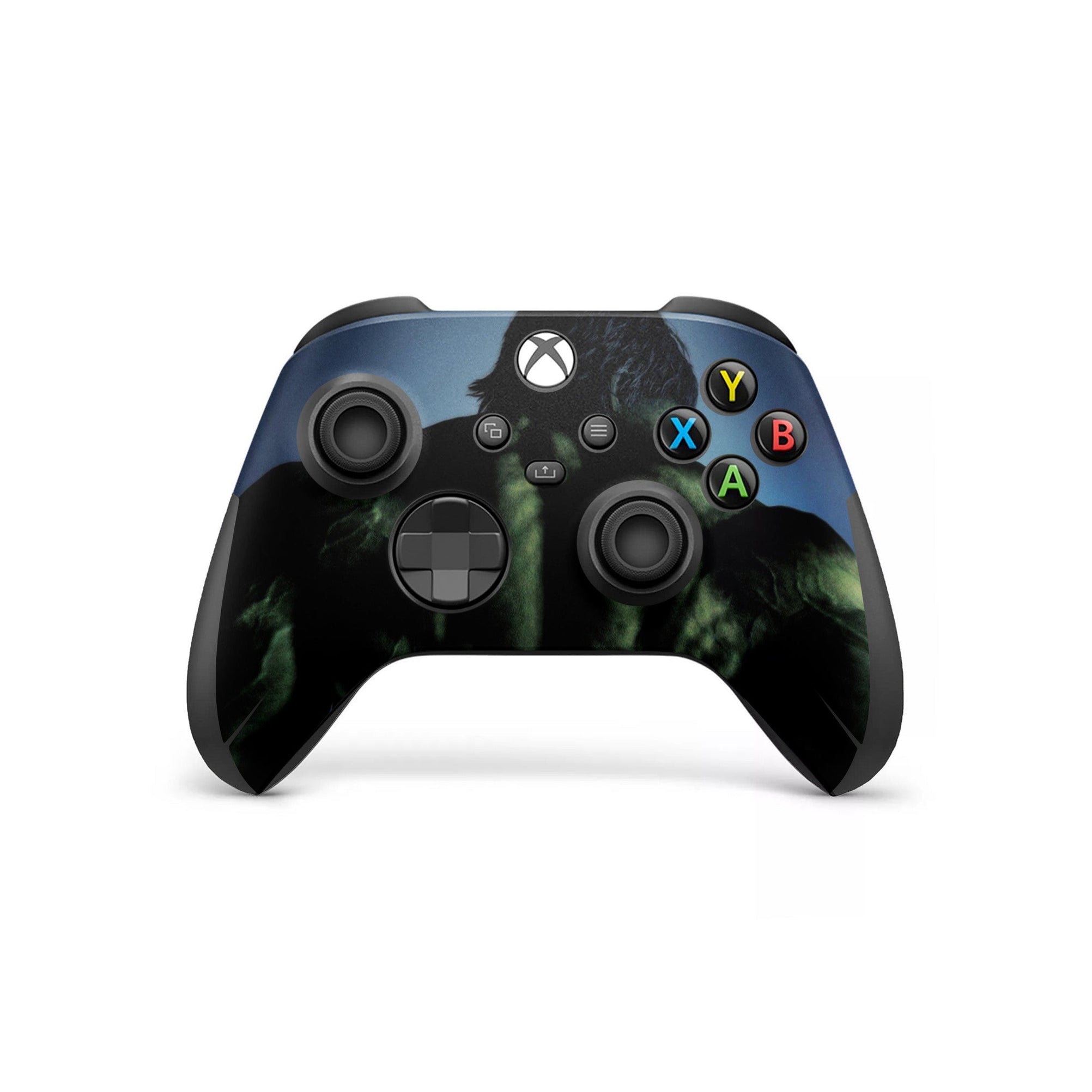 A video game skin featuring a Colossal Green Titan 1 design for the Xbox Series Wireless Controller.