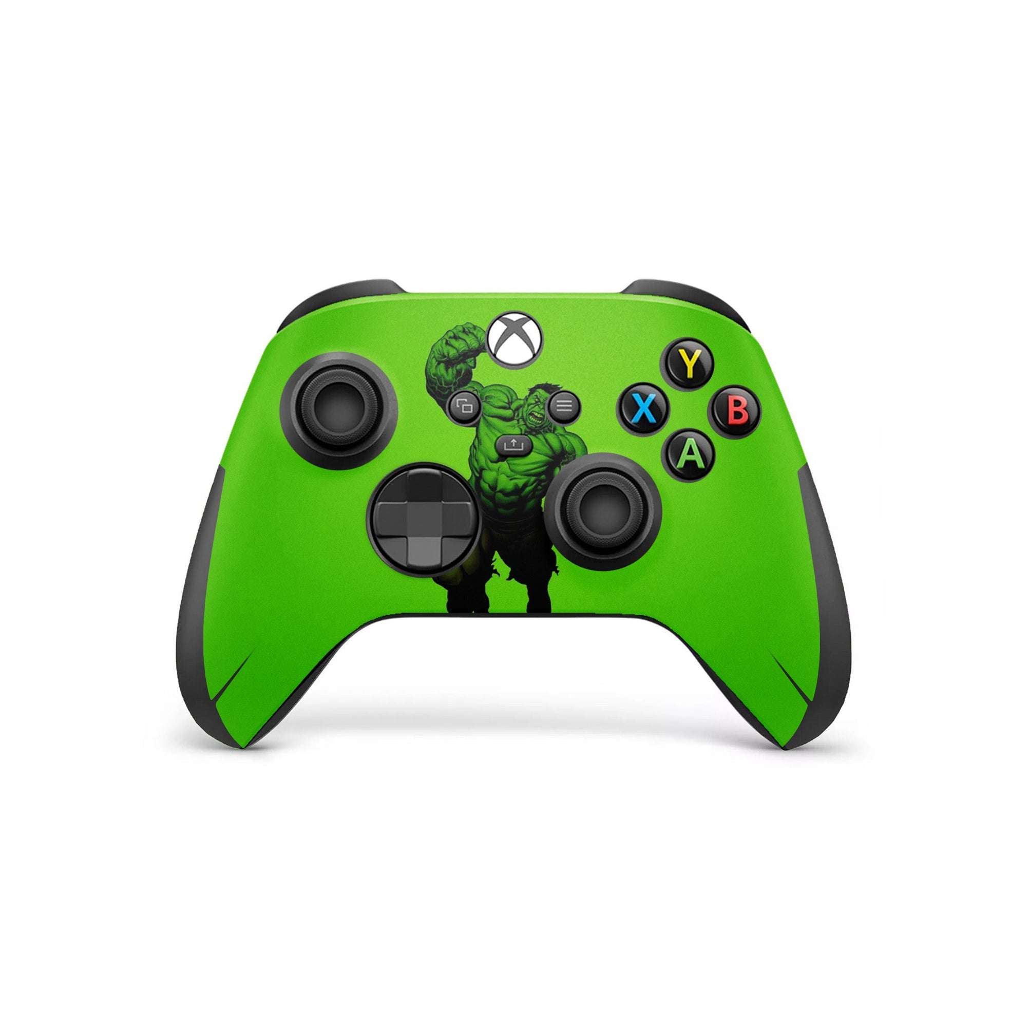 A video game skin featuring a Colossal Green Titan 6 design for the Xbox Series X Controller.