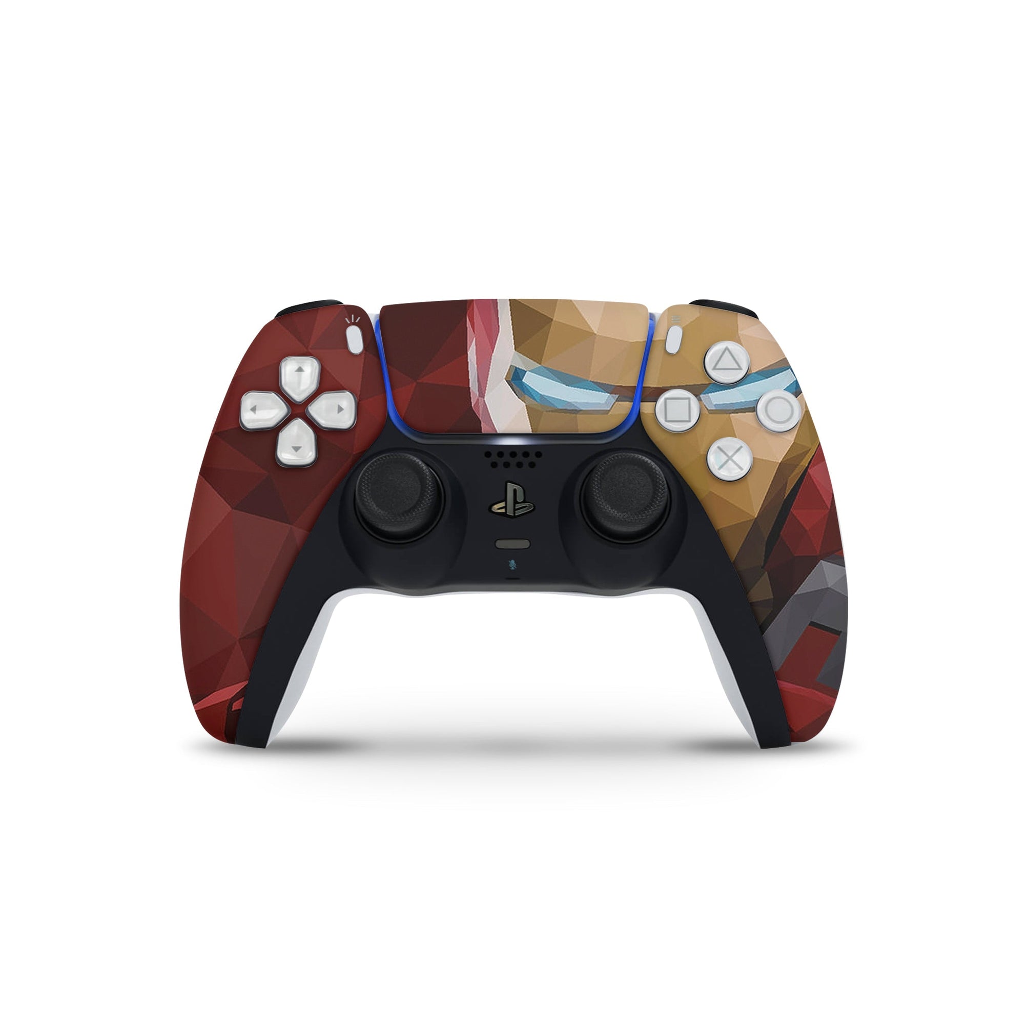 A video game skin featuring a Armored Avenger 10 design for the PS5 Controller.