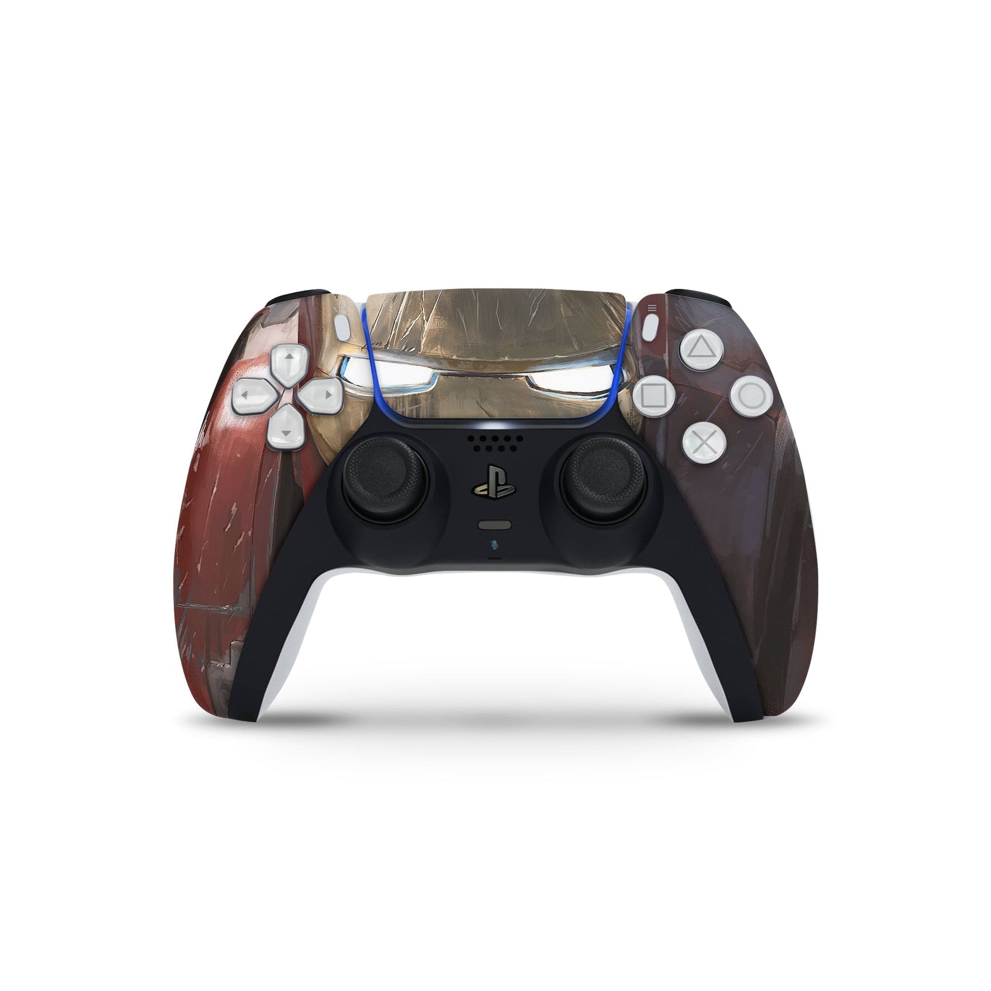 A video game skin featuring a Armored Avenger 12 design for the PS5 Controller.