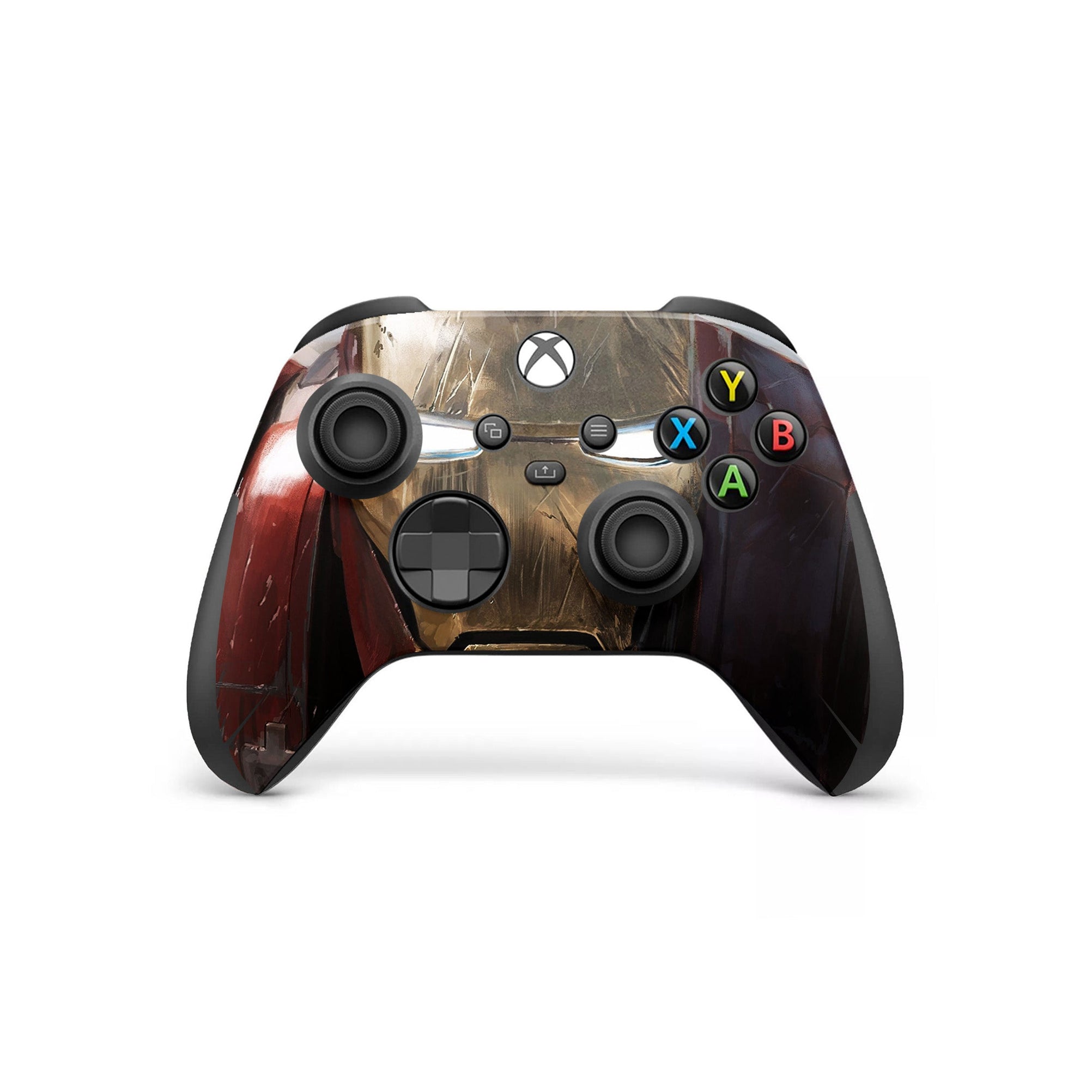 A video game skin featuring a Armored Avenger 12 design for the Xbox Series Wireless Controller.