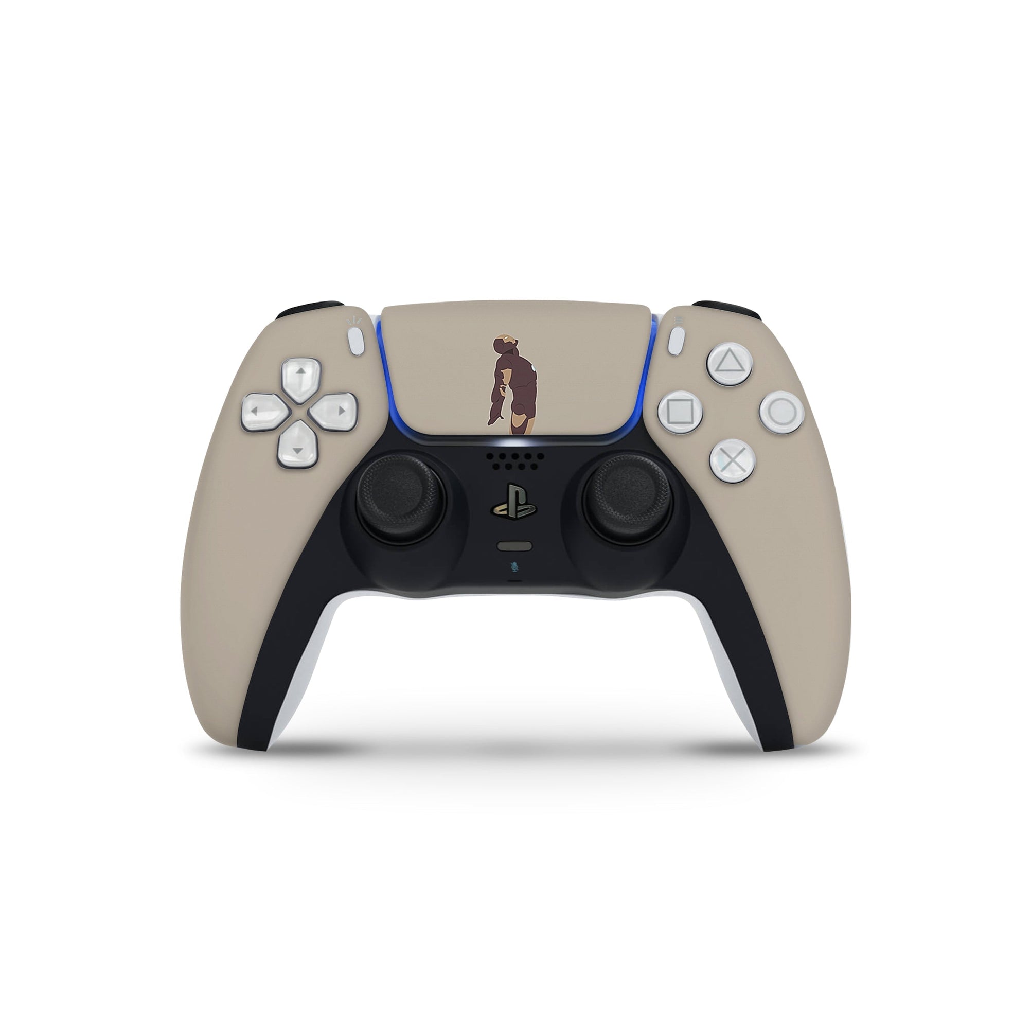 A video game skin featuring a Armored Avenger 13 design for the PS5 Controller.