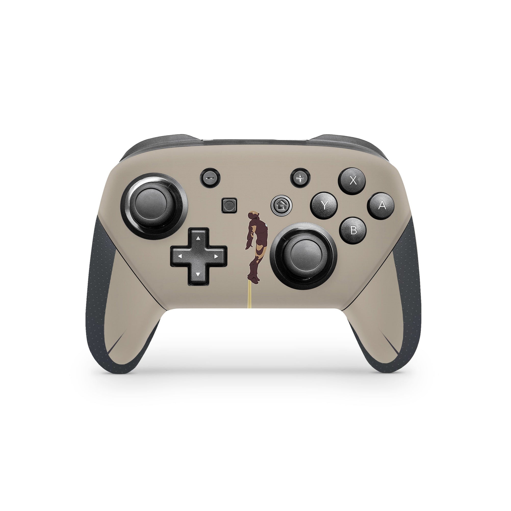 A video game skin featuring a Armored Avenger 13 design for the Nintendo Switch Pro Controller.