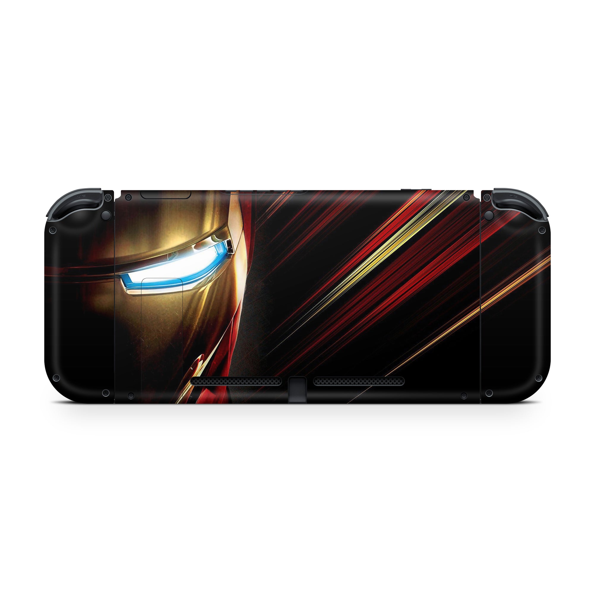 A video game skin featuring a Armored Avenger 3 design for the Nintendo Switch.