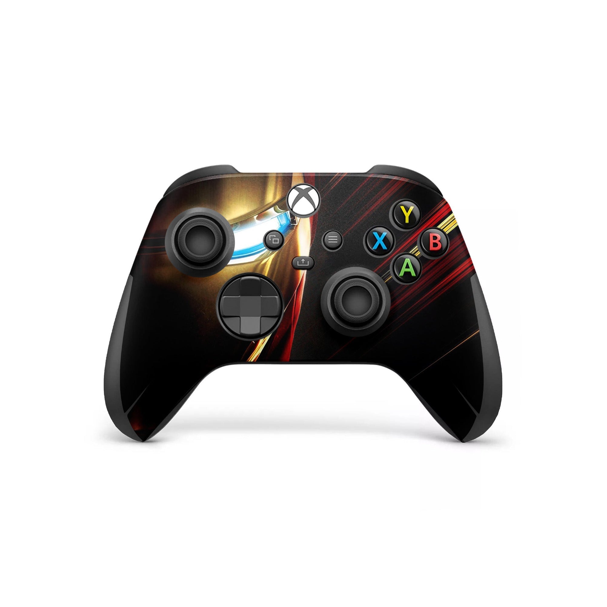 A video game skin featuring a Armored Avenger 3 design for the Xbox Series X Controller.