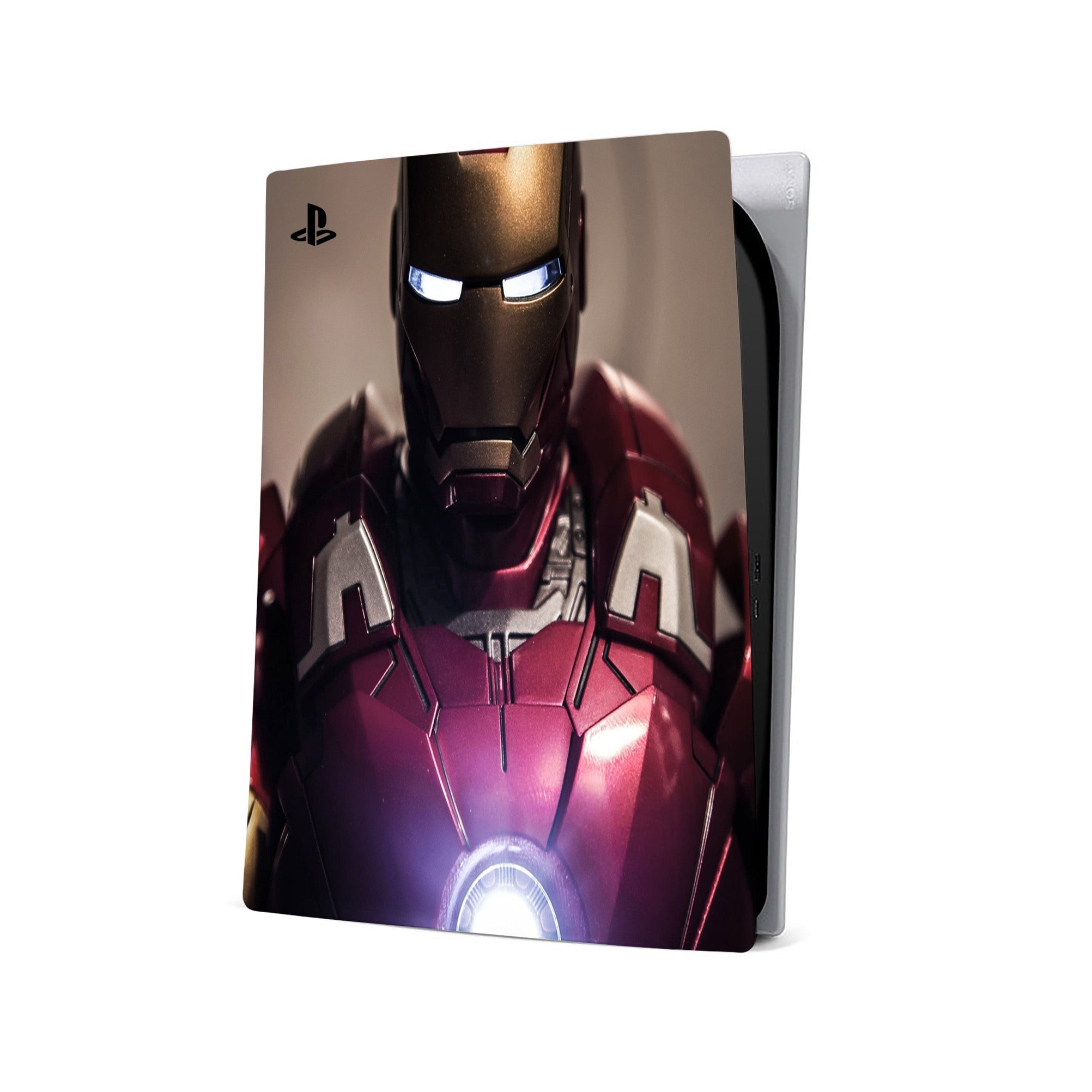 A video game skin featuring a Armored Avenger 5 design for the PS5.