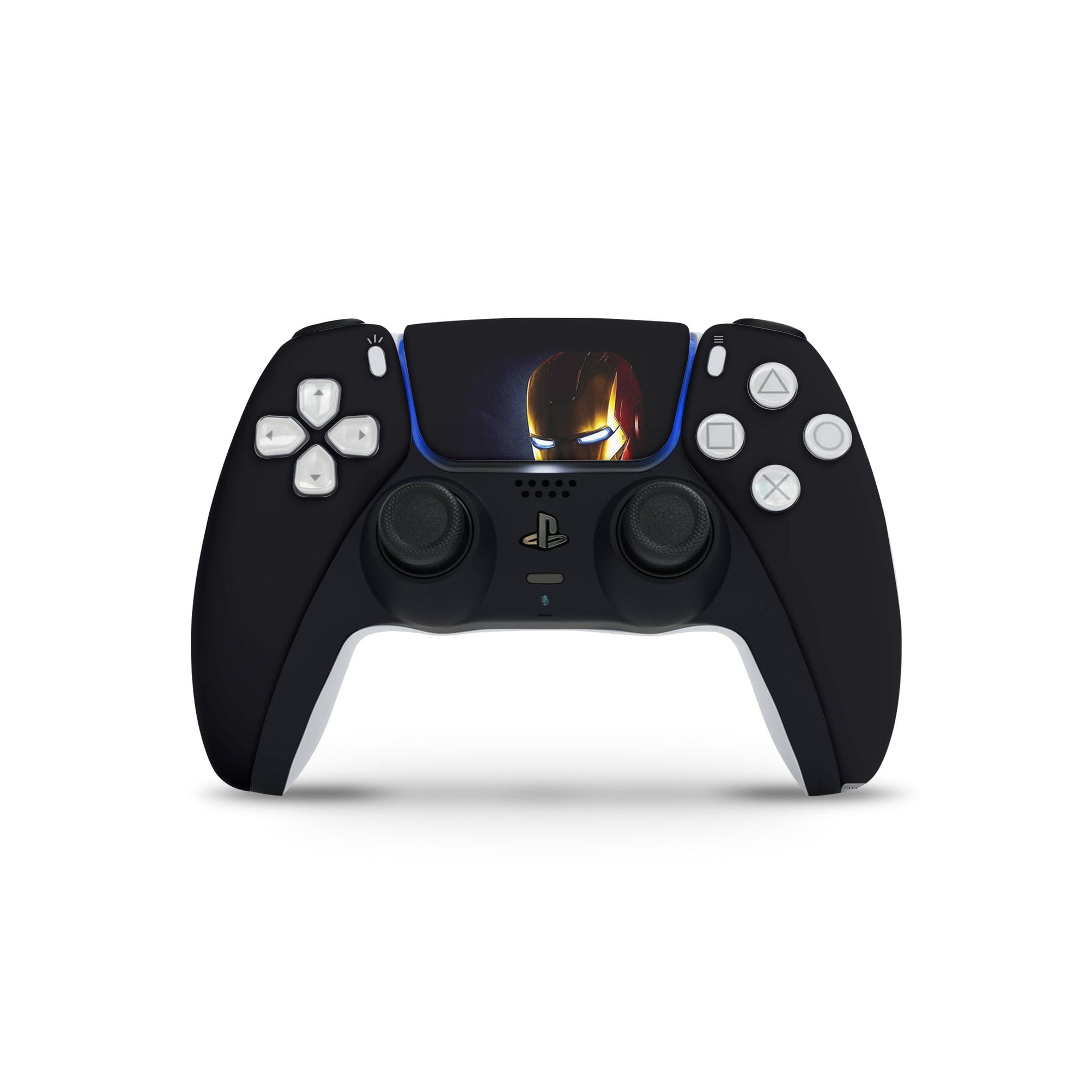 A video game skin featuring a Armored Avenger 8 design for the PS5 Controller.