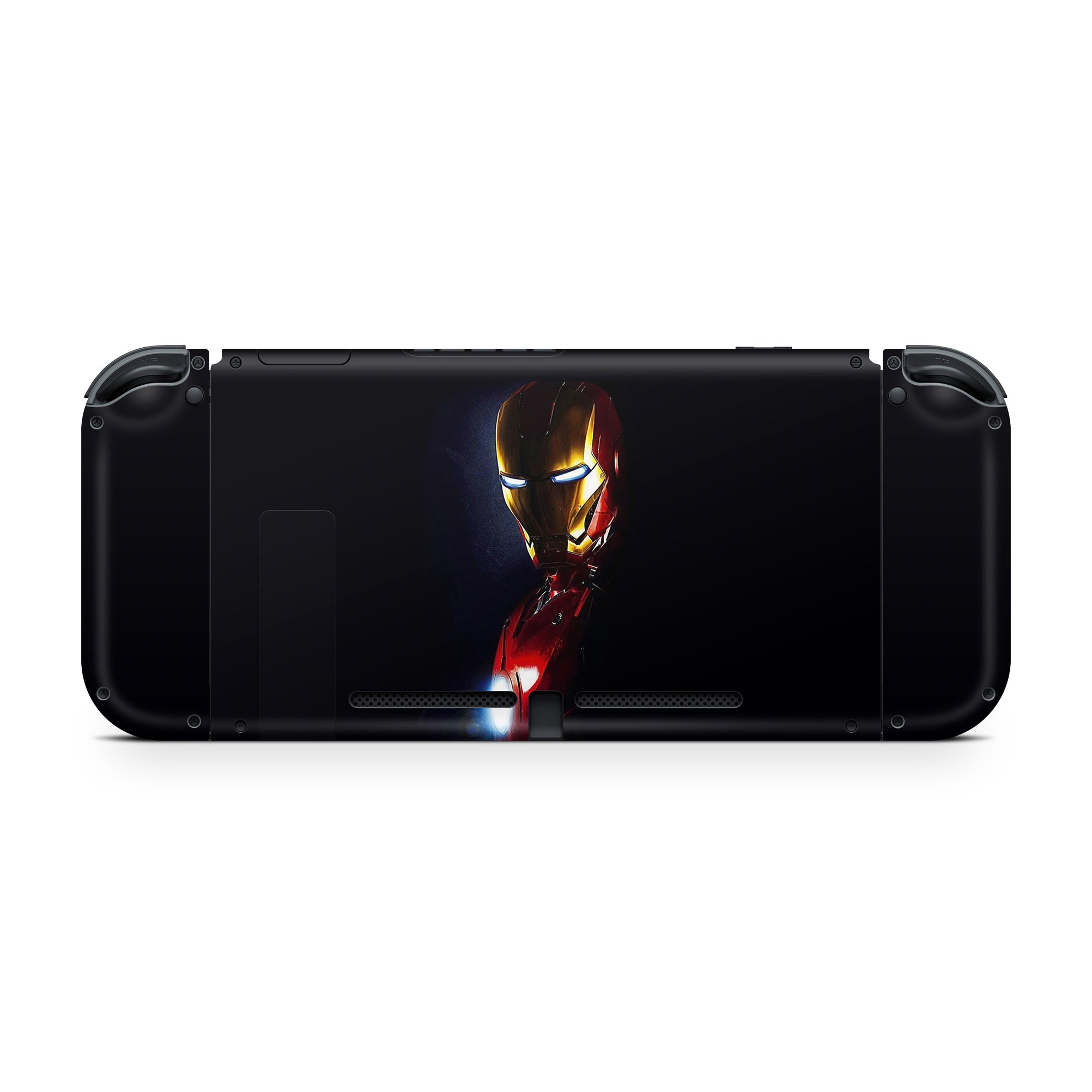 A video game skin featuring a Armored Avenger 8 design for the Nintendo Switch.