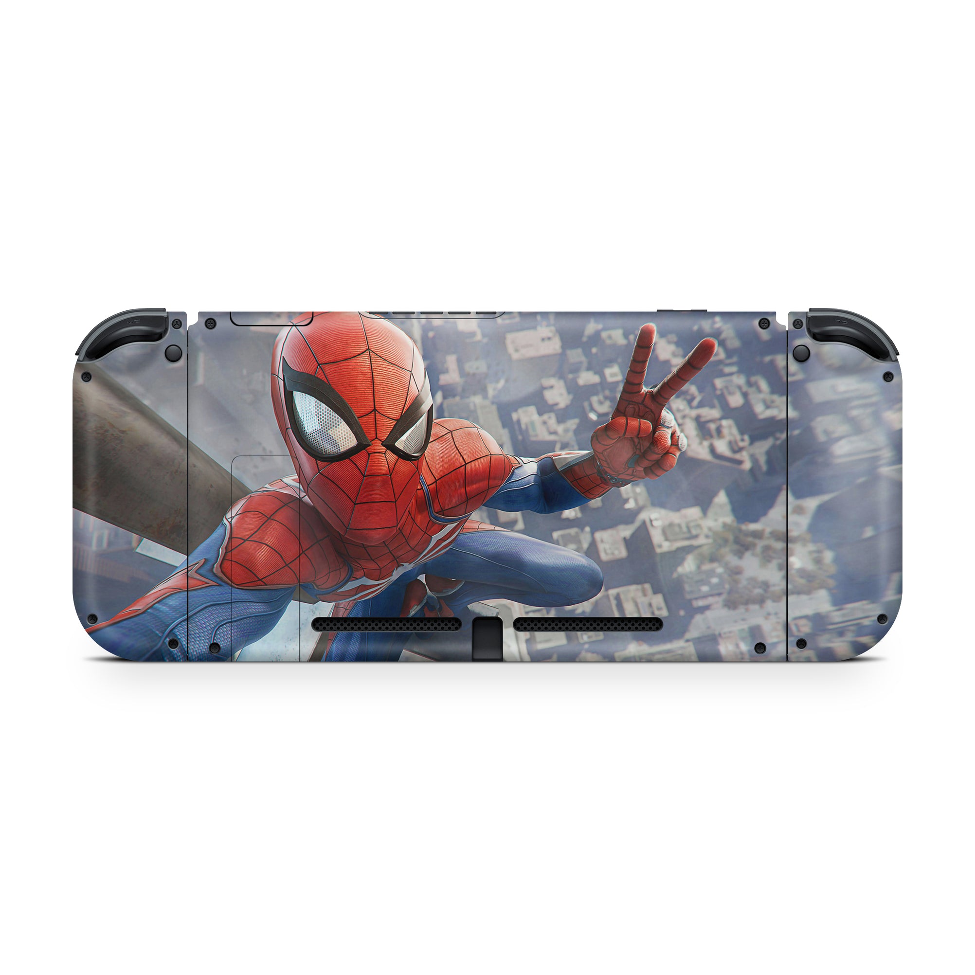 A video game skin featuring a Super Wall Crawler 1 design for the Nintendo Switch.