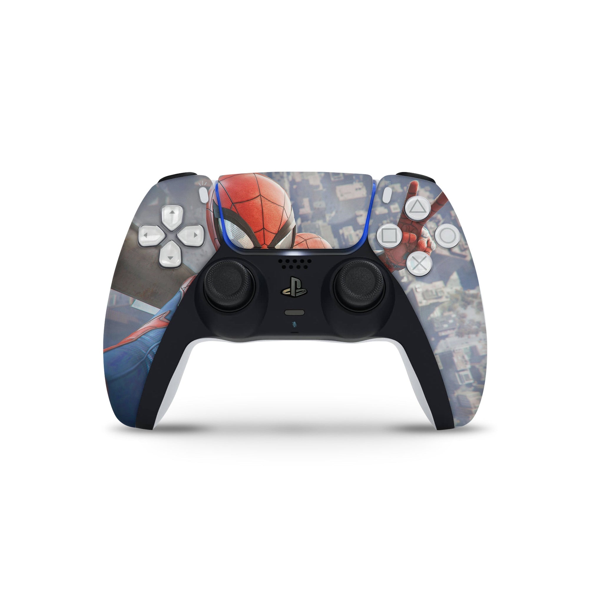 A video game skin featuring a Super Wall Crawler 1 design for the PS5 Controller.