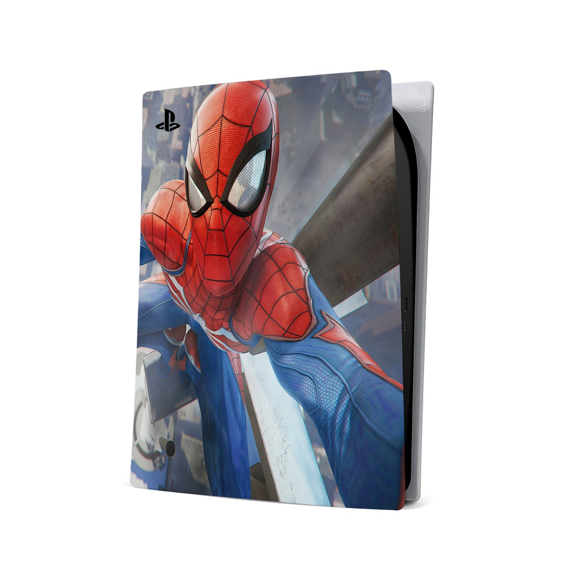 A video game skin featuring a Super Wall Crawler 10 design for the PS5 Digital.