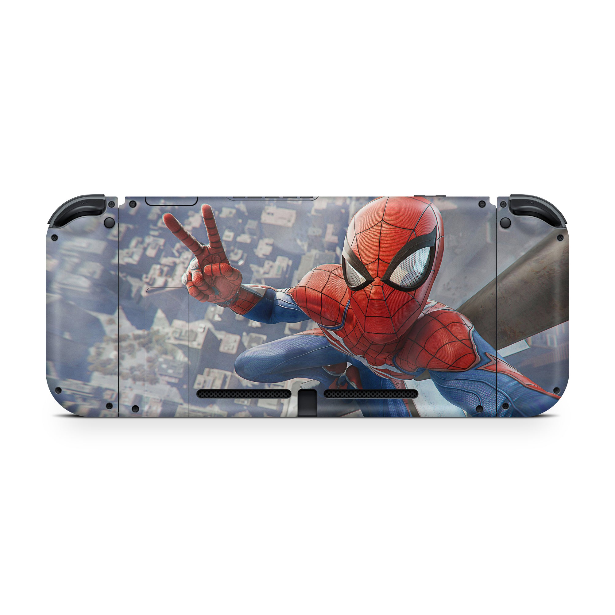 A video game skin featuring a Super Wall Crawler 10 design for the Nintendo Switch.