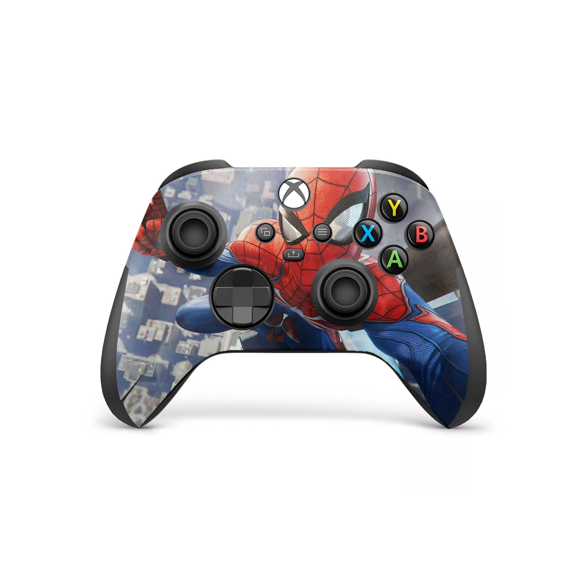 A video game skin featuring a Super Wall Crawler 10 design for the Xbox Series Wireless Controller.