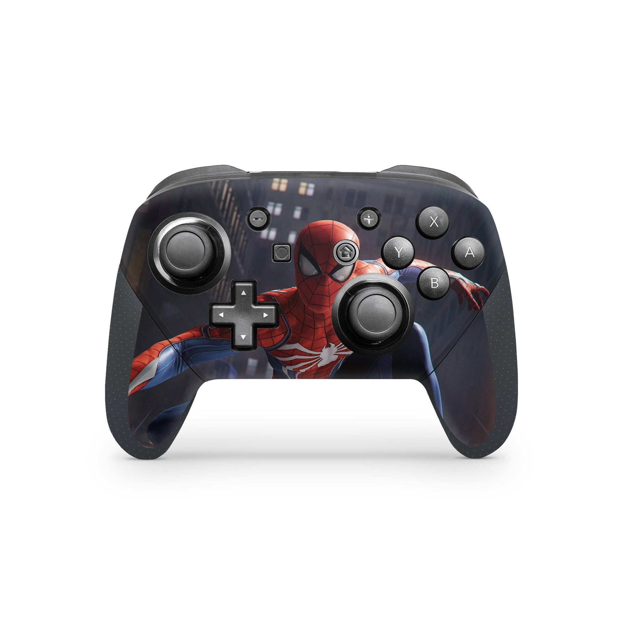 A video game skin featuring a Super Wall Crawler 2 design for the Nintendo Switch Pro Controller.