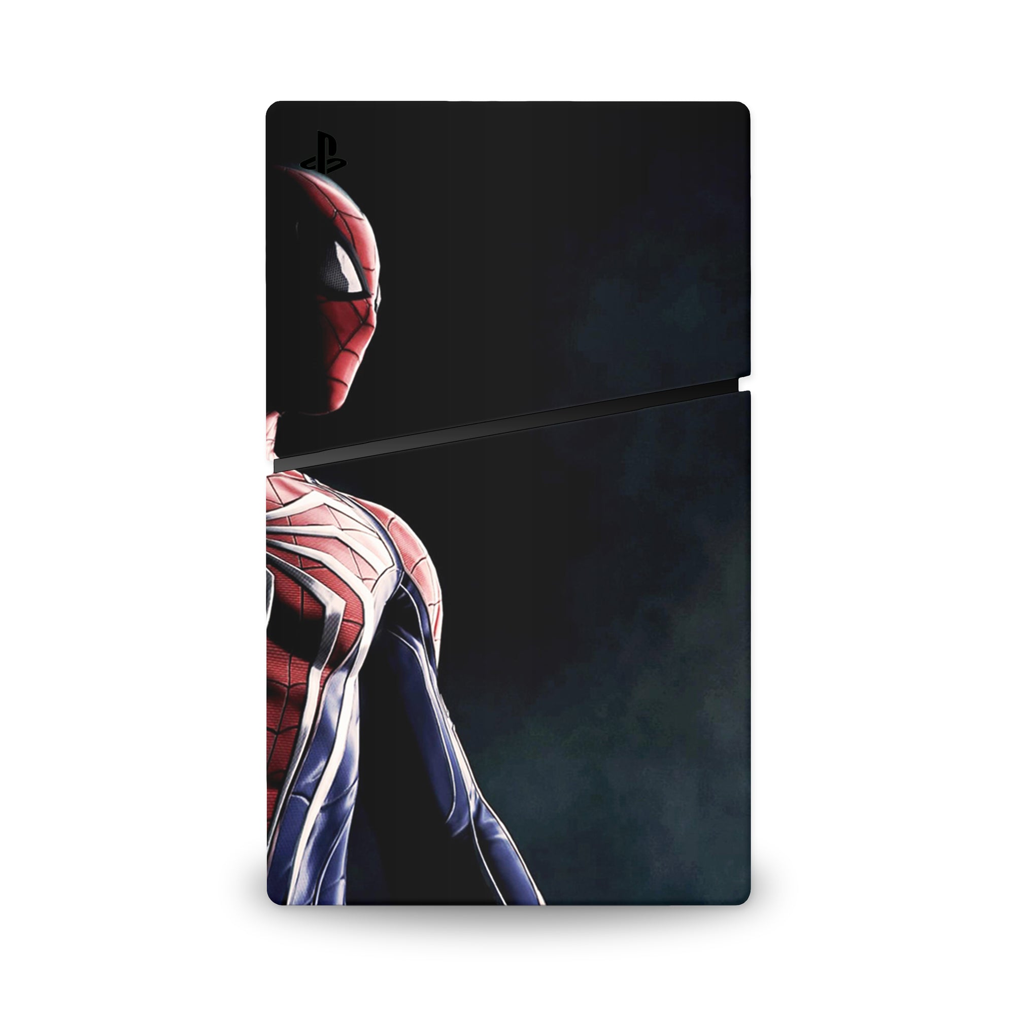 A video game skin featuring a Super Wall Crawler 3 design for the PS5 Digital Slim.