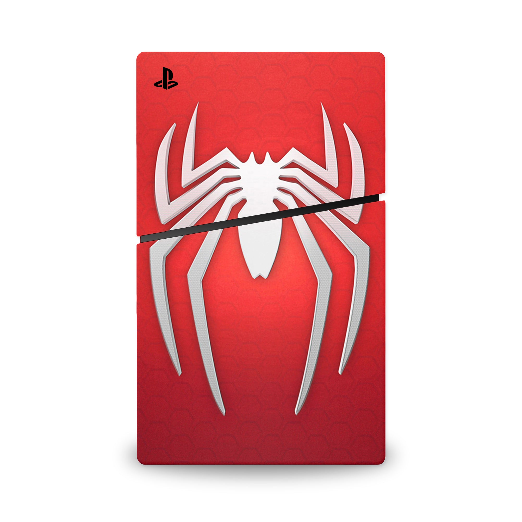 A video game skin featuring a Super Wall Crawler 5 design for the PS5 Digital Slim.