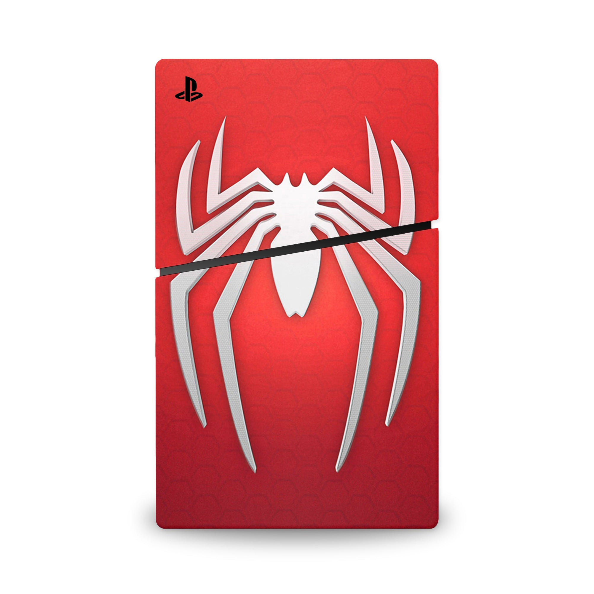 A video game skin featuring a Super Wall Crawler 5 design for the PS5 Slim Digital.