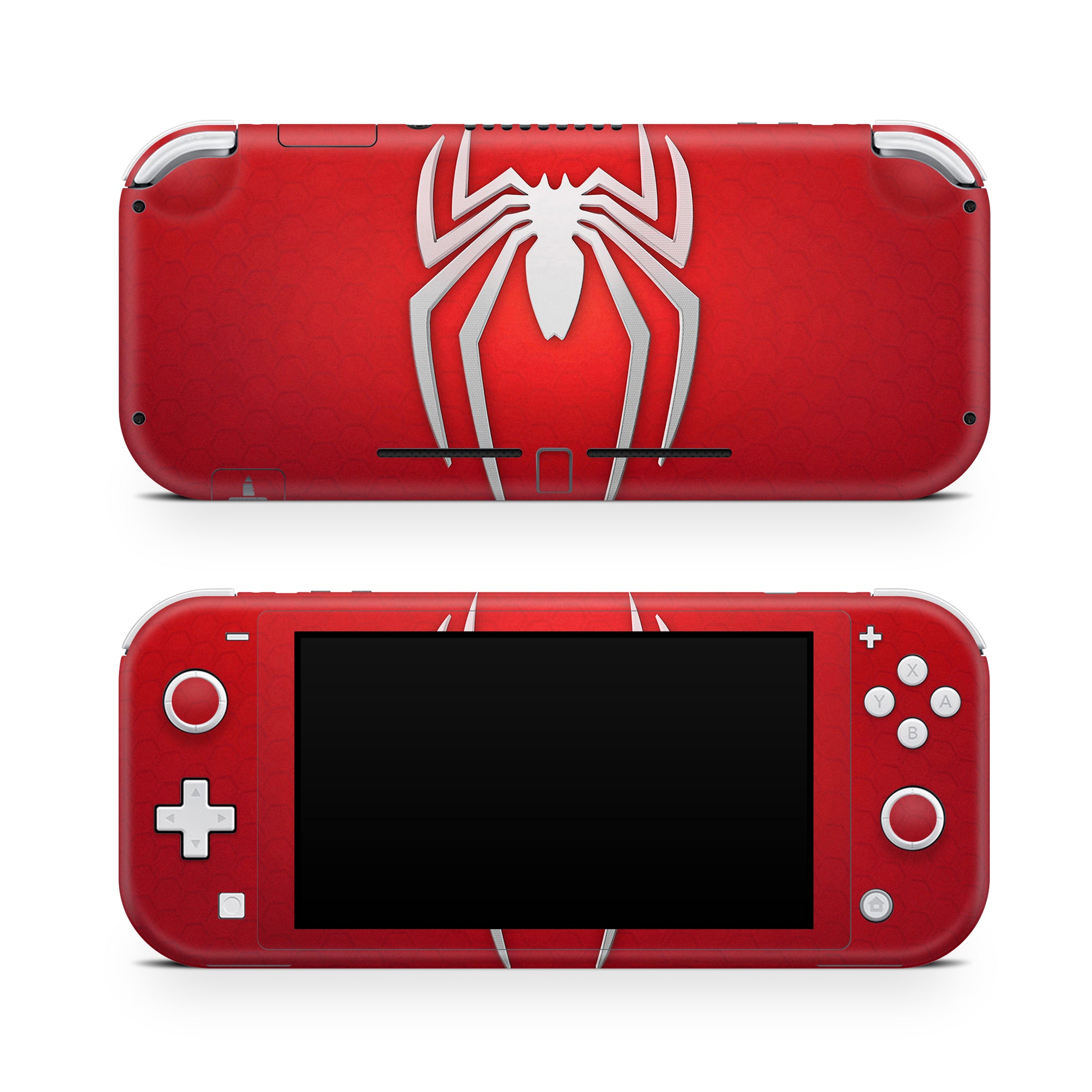 A video game skin featuring a Super Wall Crawler 5 design for the Nintendo Switch Lite.