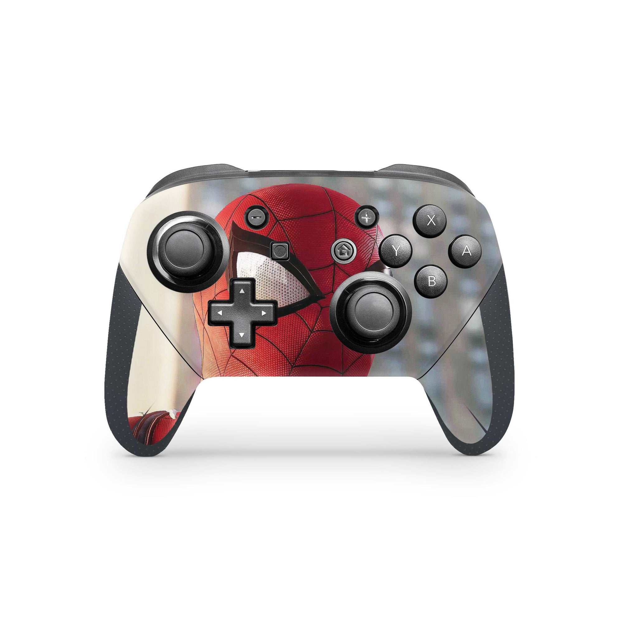 A video game skin featuring a Super Wall Crawler 6 design for the Nintendo Switch Pro Controller.