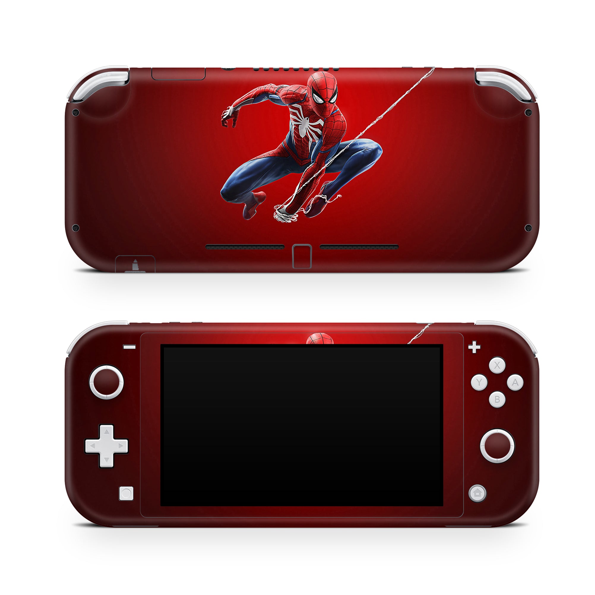 A video game skin featuring a Super Wall Crawler 7 design for the Nintendo Switch Lite.