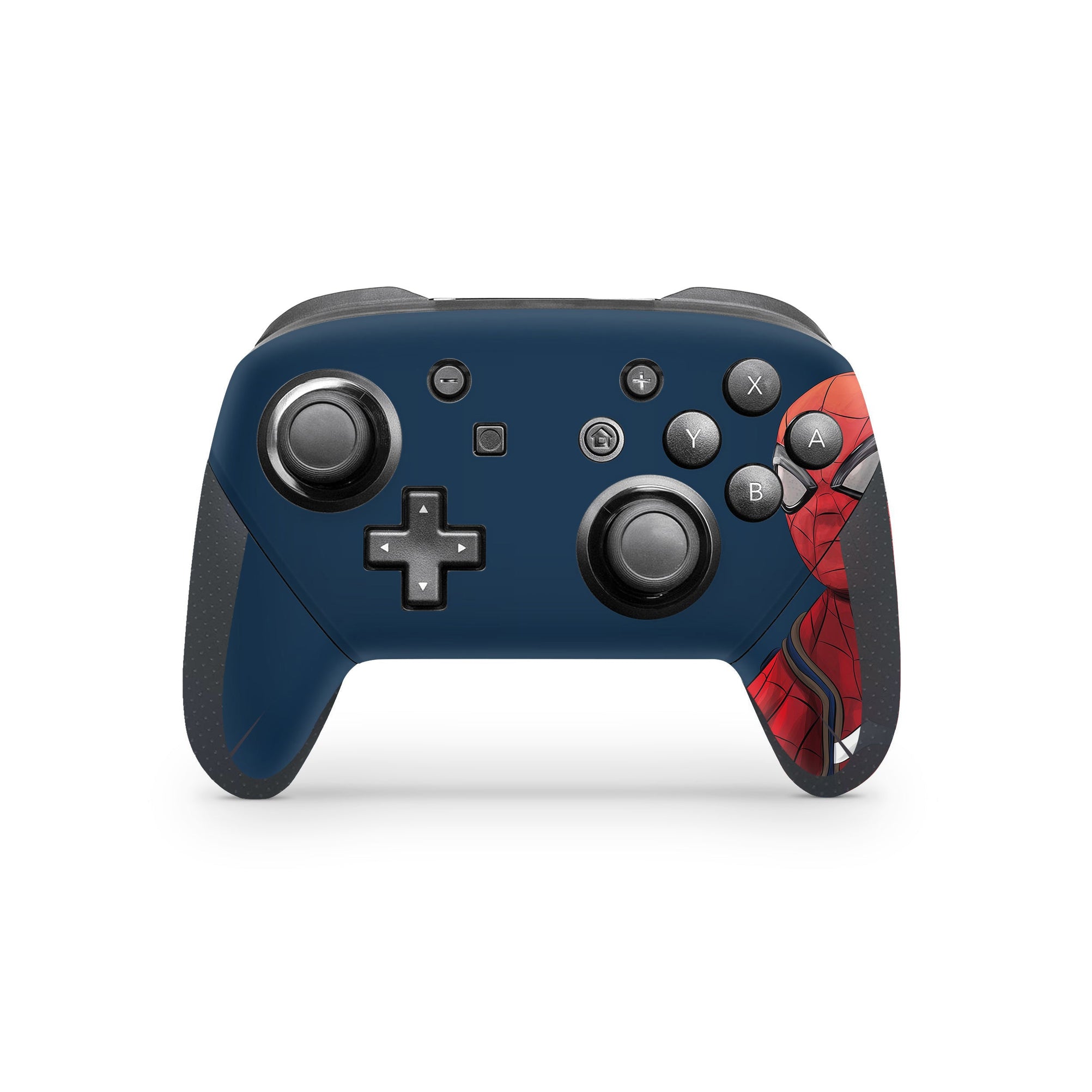 A video game skin featuring a Super Wall Crawler 9 design for the Nintendo Switch Pro Controller.