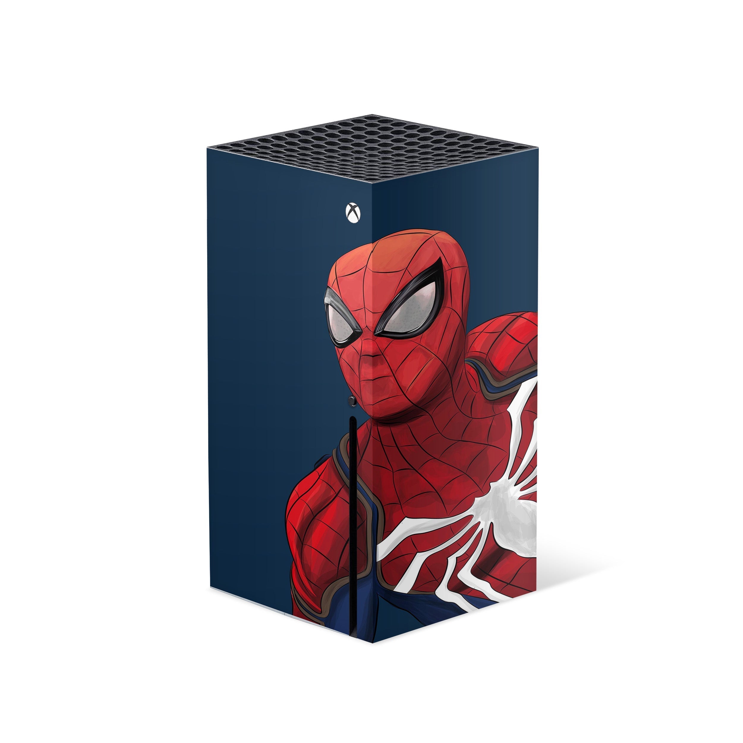 A video game skin featuring a Super Wall Crawler 9 design for the Xbox Series X.