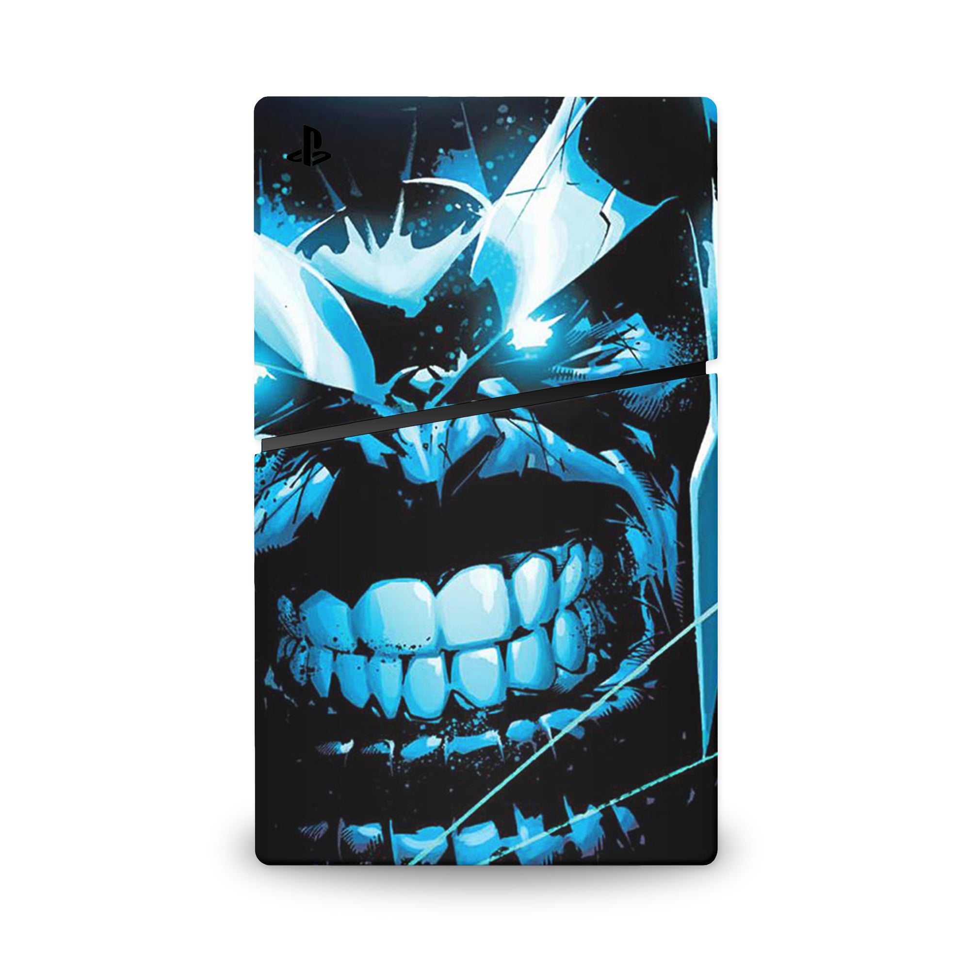 A video game skin featuring a Chaos Titan 1 design for the PS5 Digital Slim.