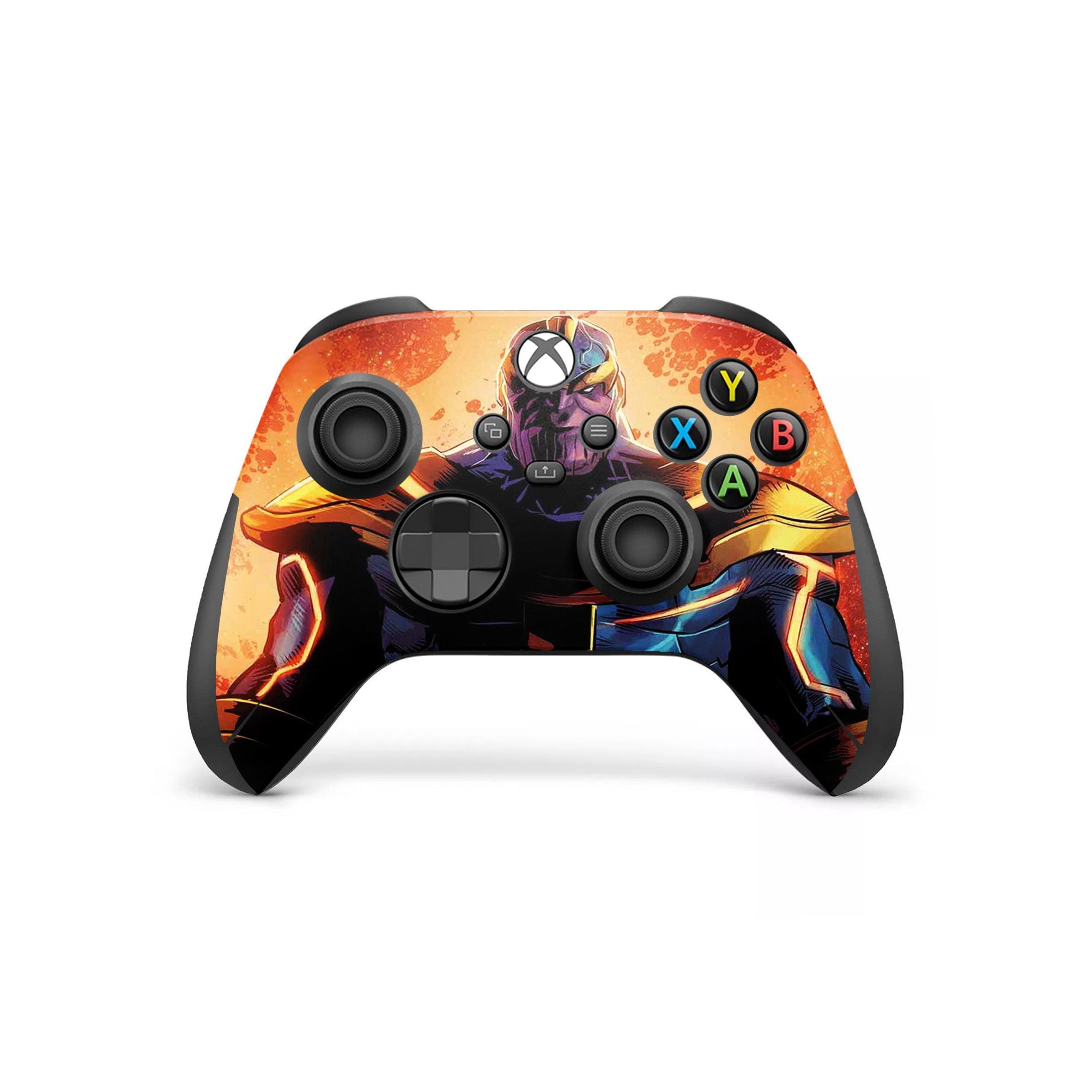 A video game skin featuring a Chaos Titan 2 design for the Xbox Series X Controller.