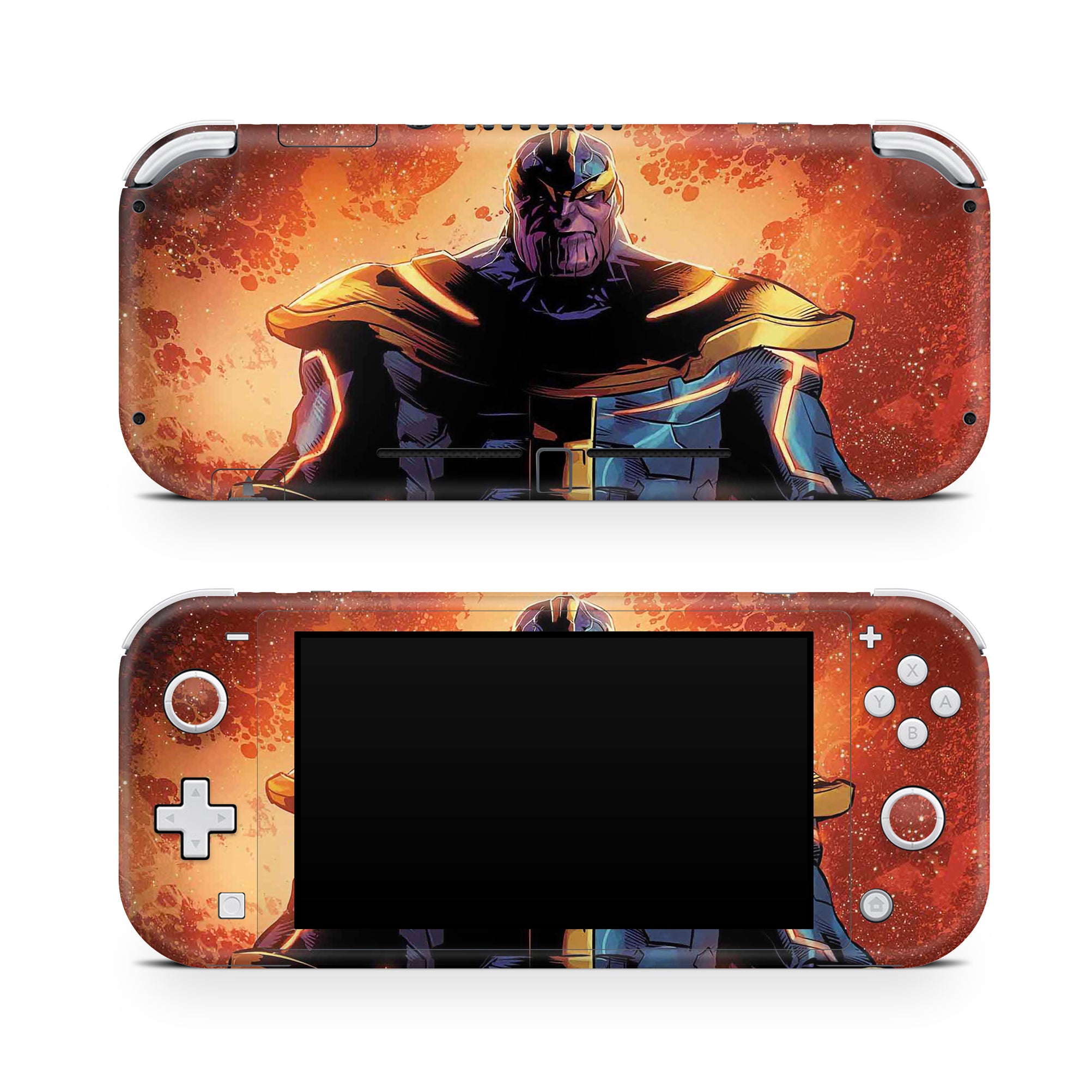 A video game skin featuring a Chaos Titan 2 design for the Nintendo Switch Lite.