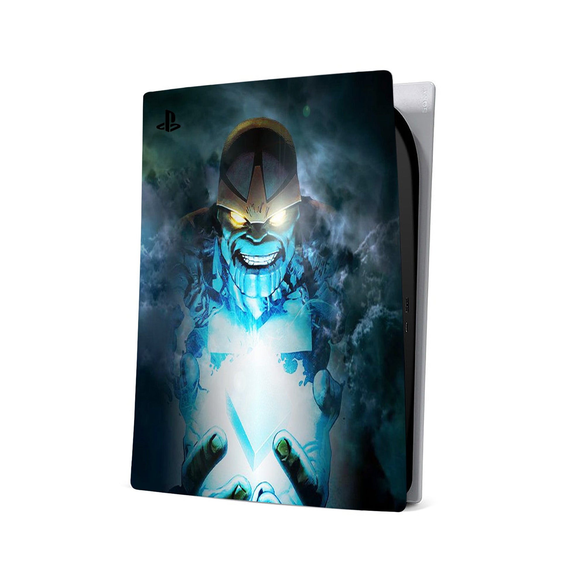 A video game skin featuring a Chaos Titan 3 design for the PS5.