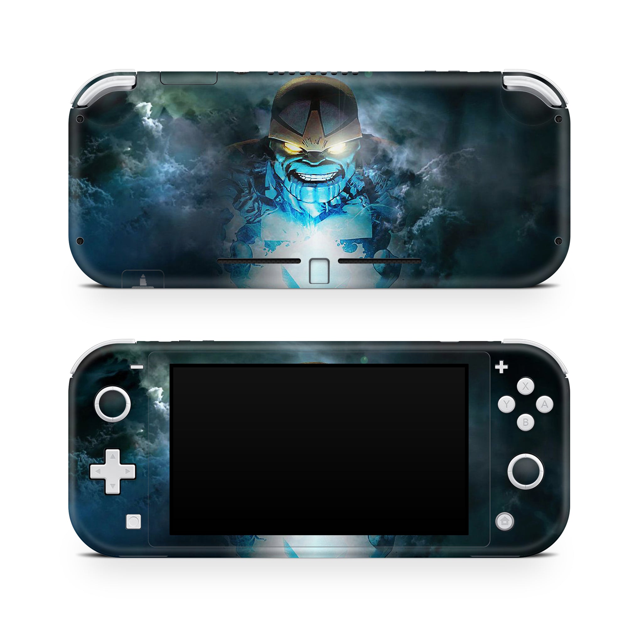 A video game skin featuring a Chaos Titan 3 design for the Nintendo Switch Lite.