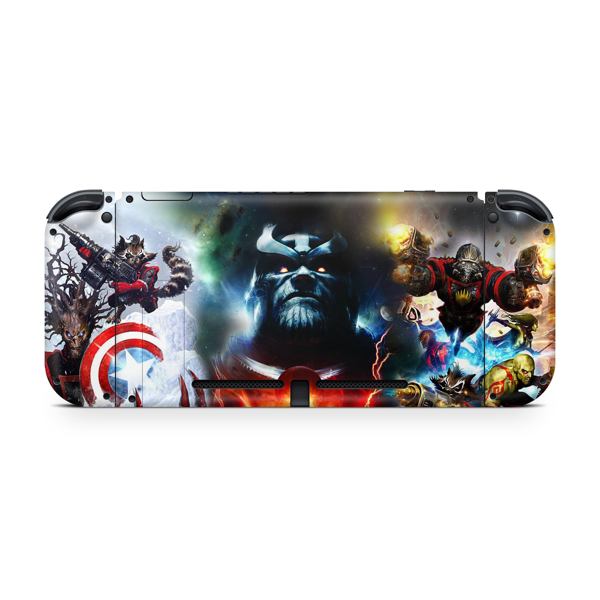 A video game skin featuring a Chaos Titan 4 design for the Nintendo Switch.