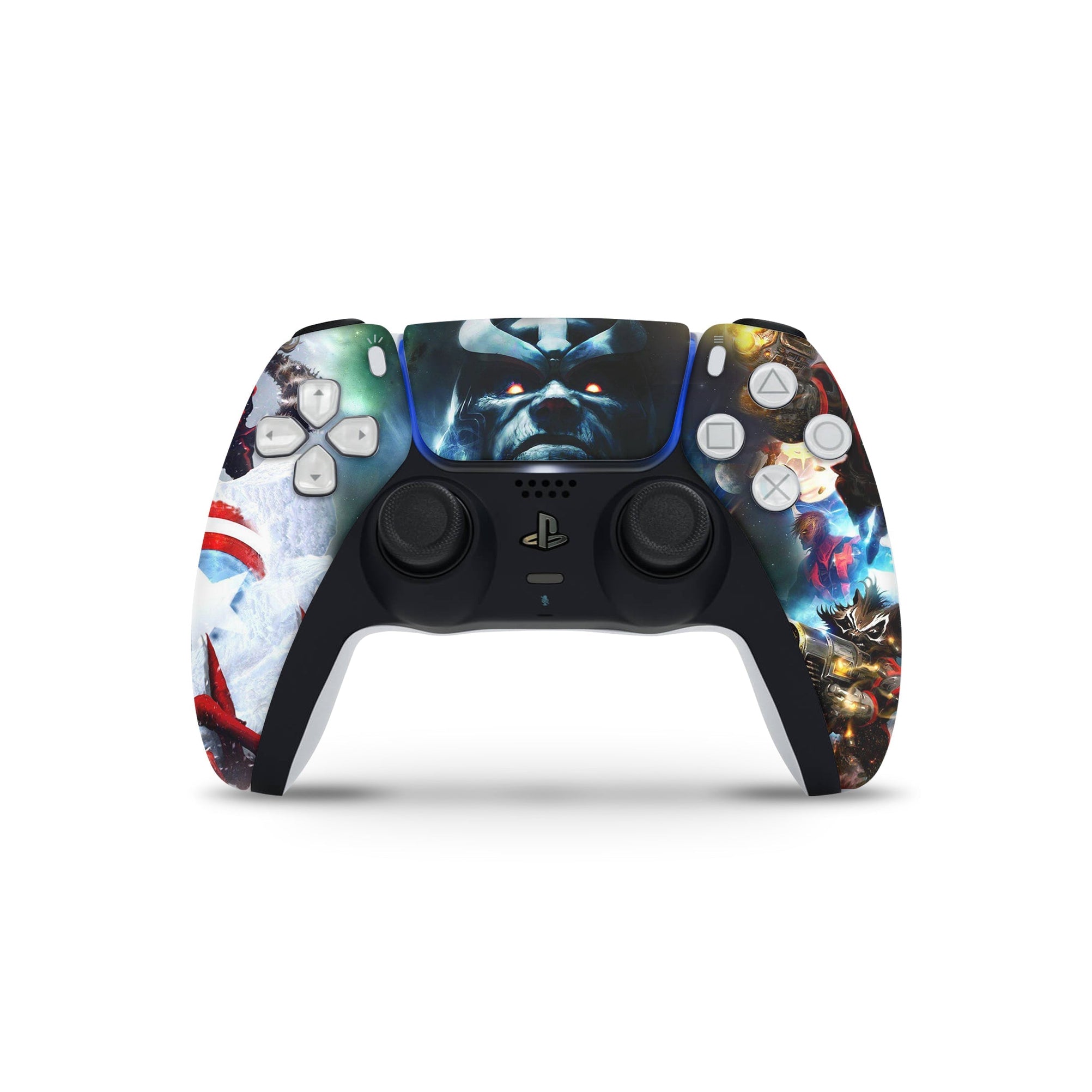 A video game skin featuring a Chaos Titan 4 design for the PS5 Controller.