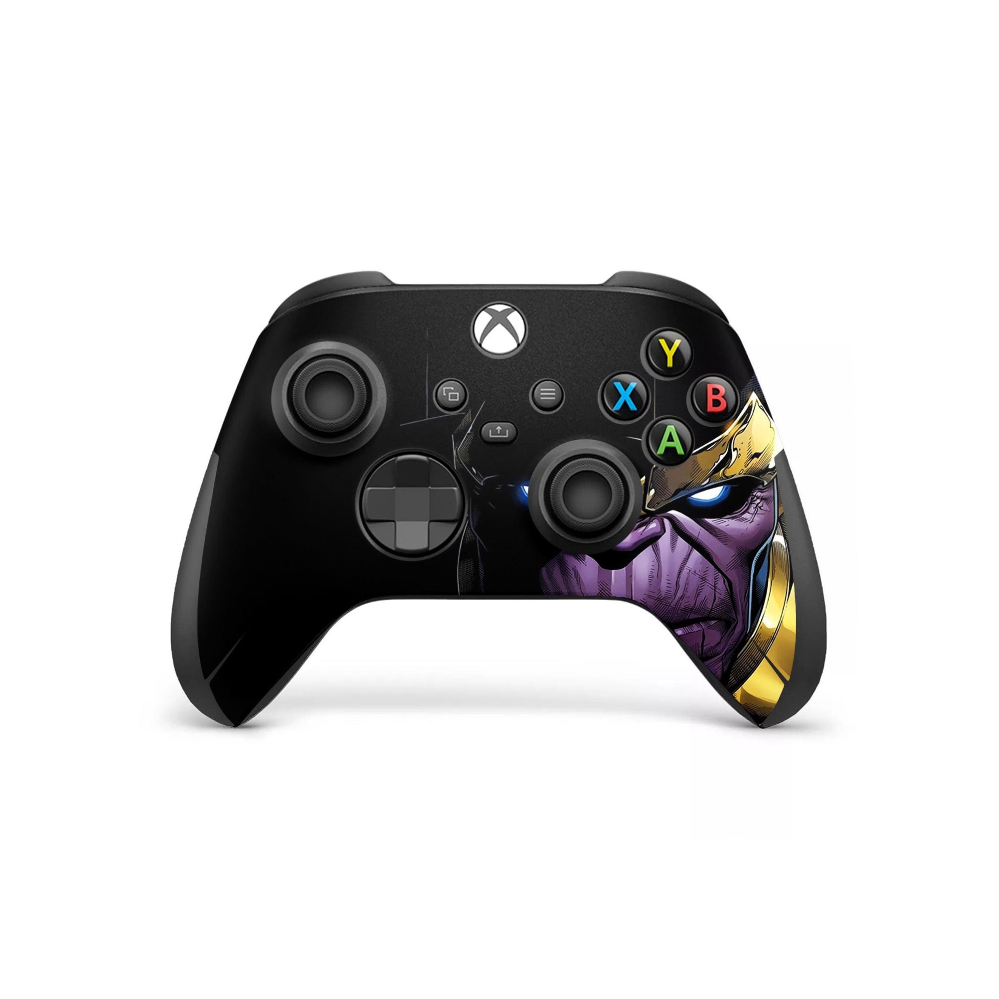 A video game skin featuring a Chaos Titan 5 design for the Xbox Series Wireless Controller.