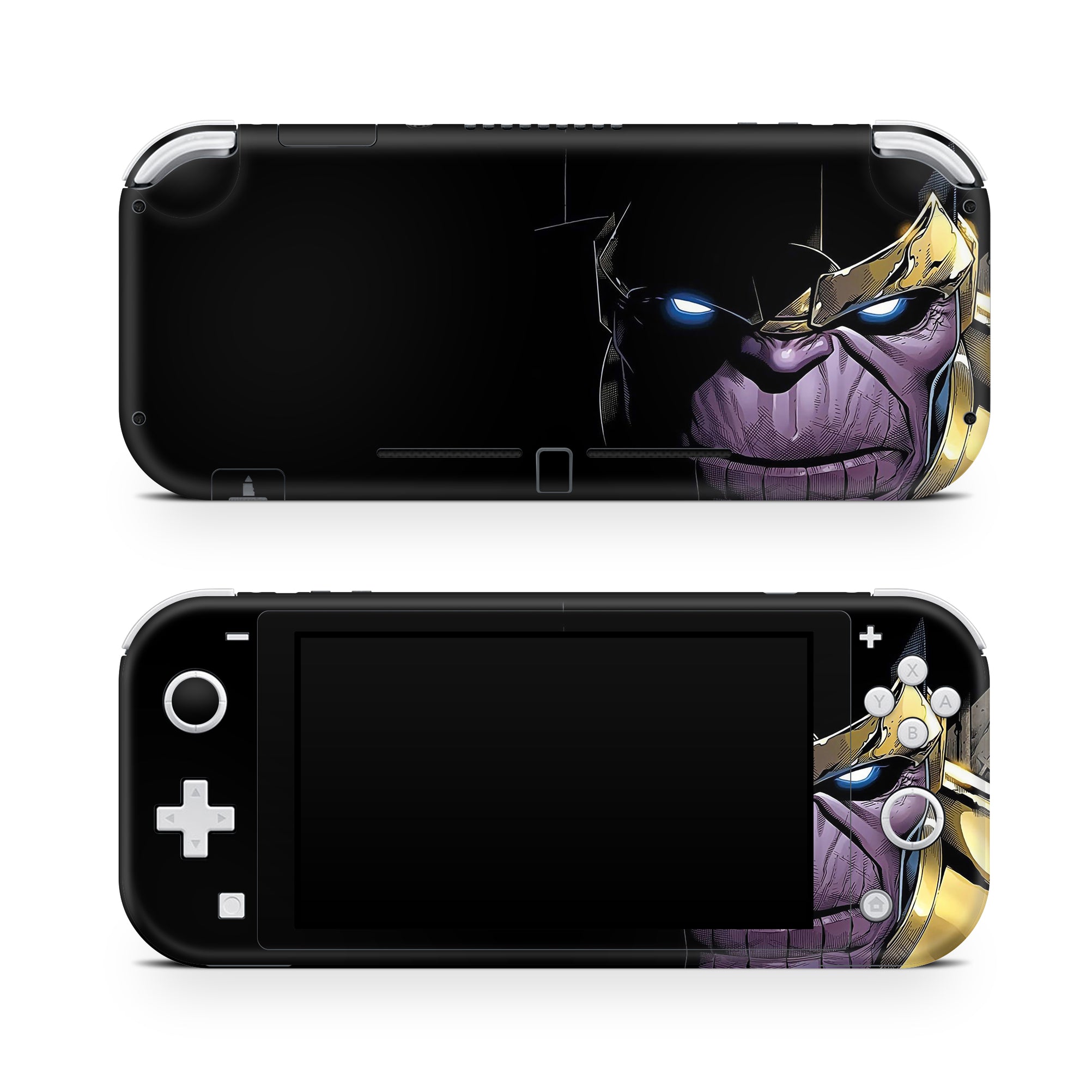 A video game skin featuring a Chaos Titan 5 design for the Nintendo Switch Lite.