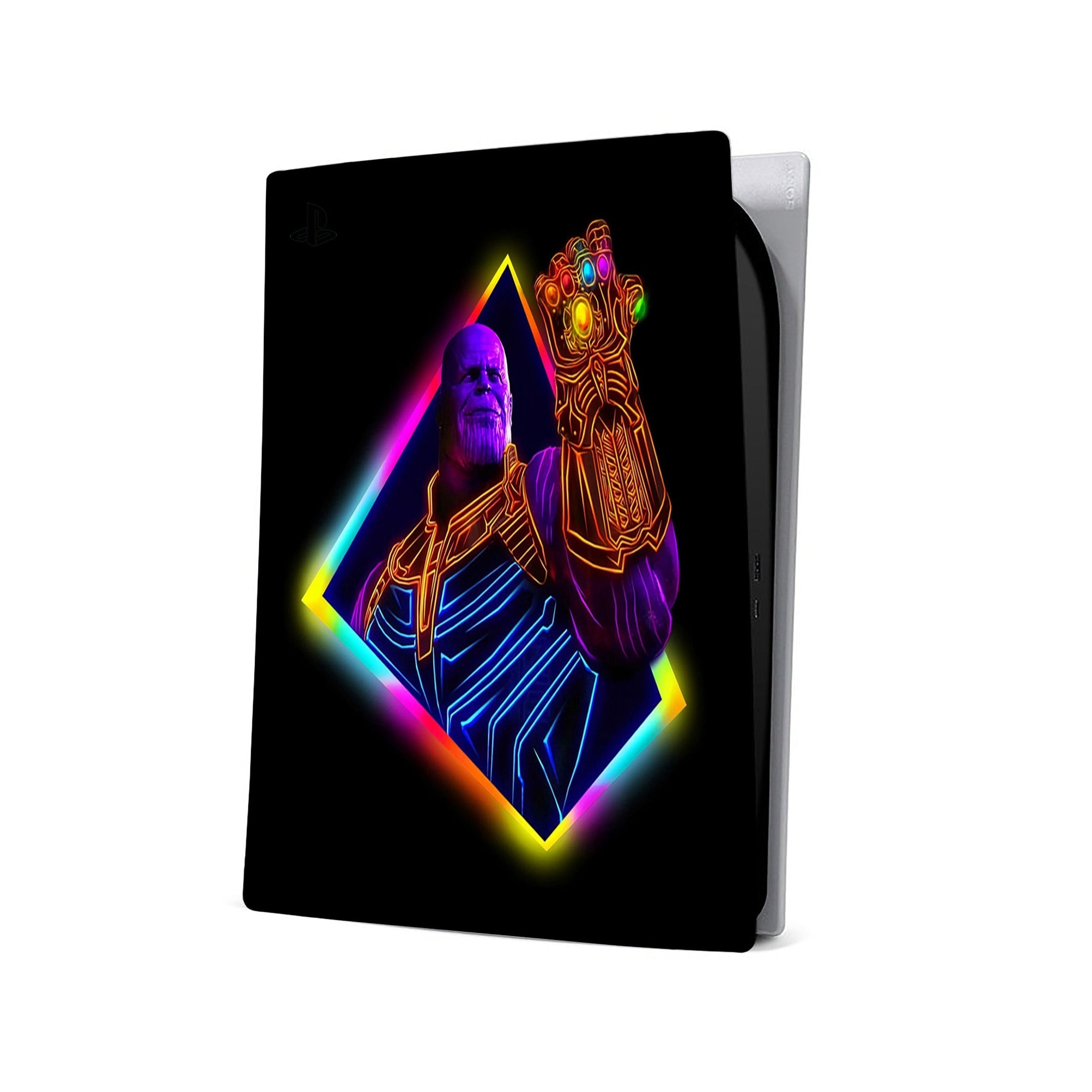 A video game skin featuring a Chaos Titan 6 design for the PS5.