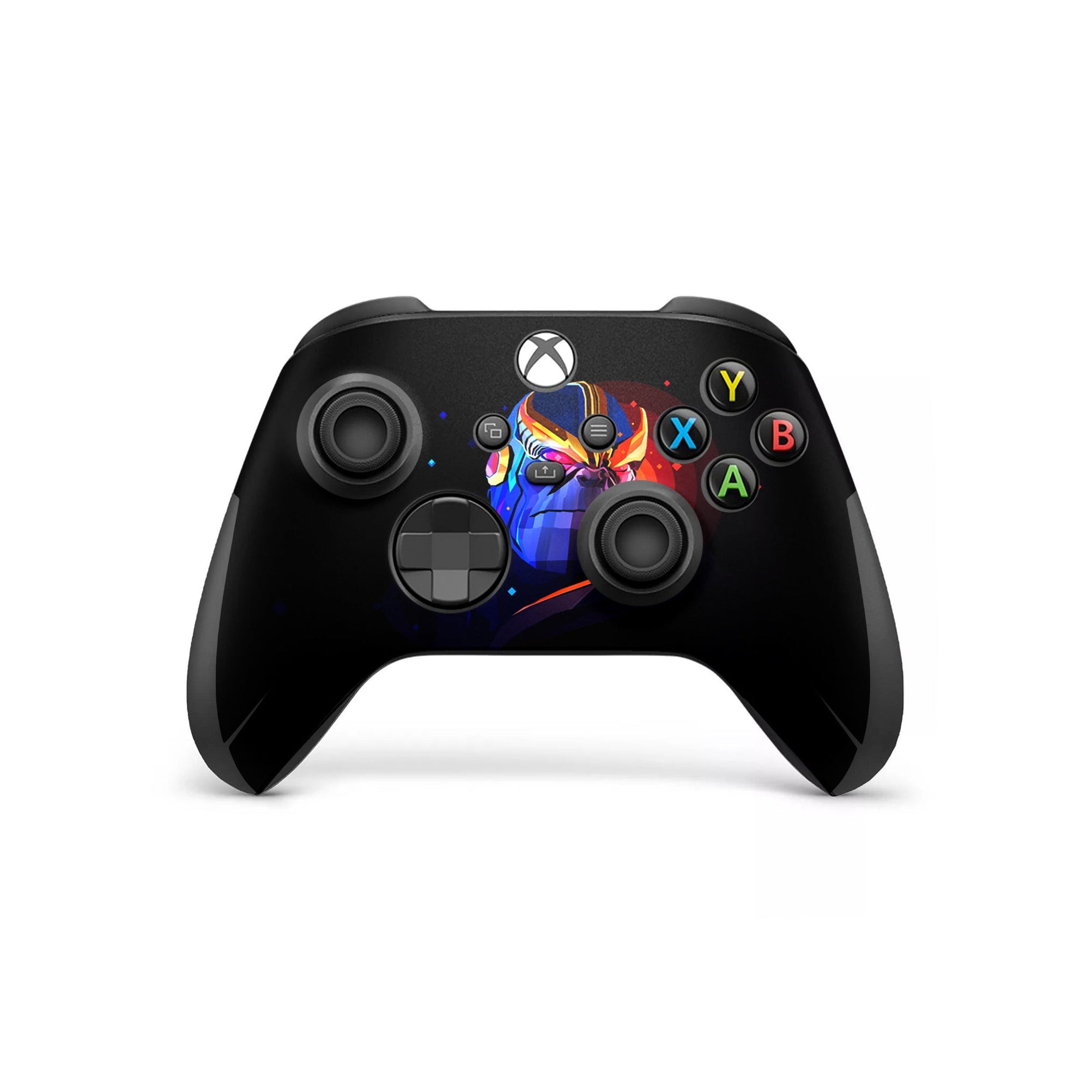 A video game skin featuring a Chaos Titan 7 design for the Xbox Series Wireless Controller.