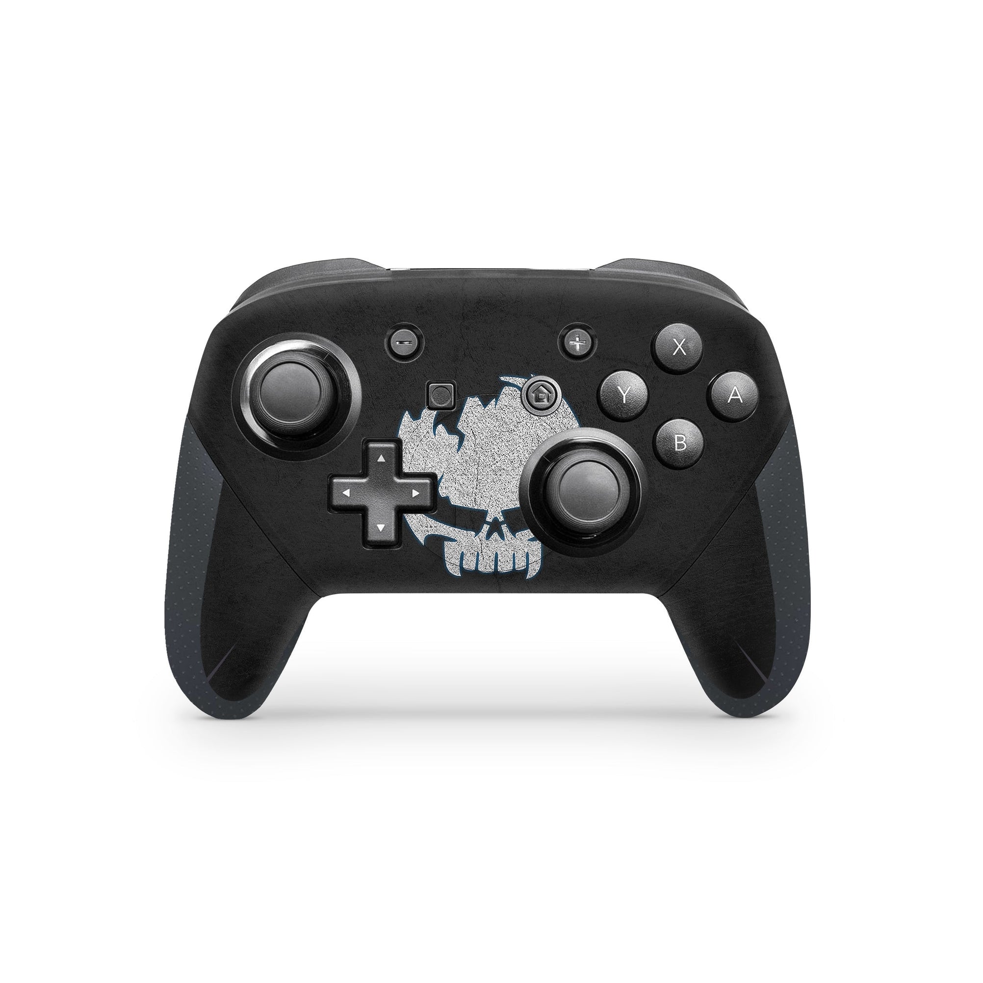 A video game skin featuring a Vigilante Justice 1 design for the Nintendo Switch Pro Controller.