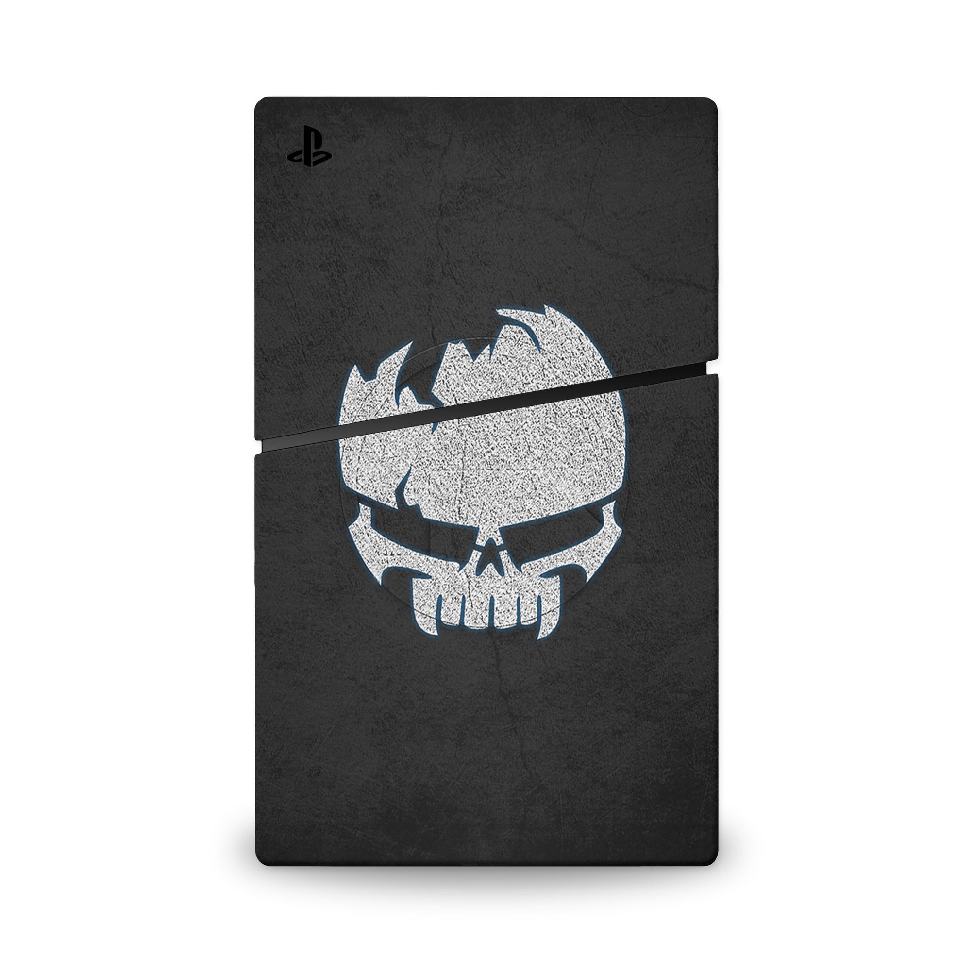 A video game skin featuring a Vigilante Justice 1 design for the PS5 Slim Digital.