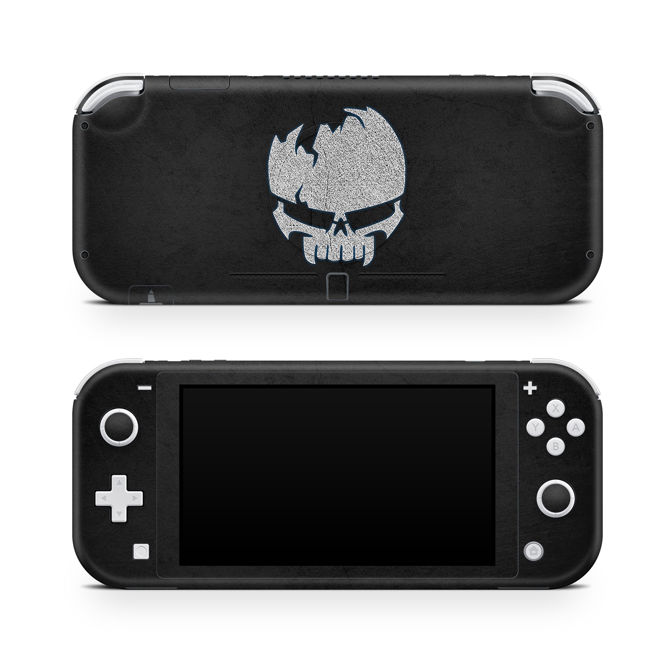 A video game skin featuring a Vigilante Justice 1 design for the Nintendo Switch Lite.