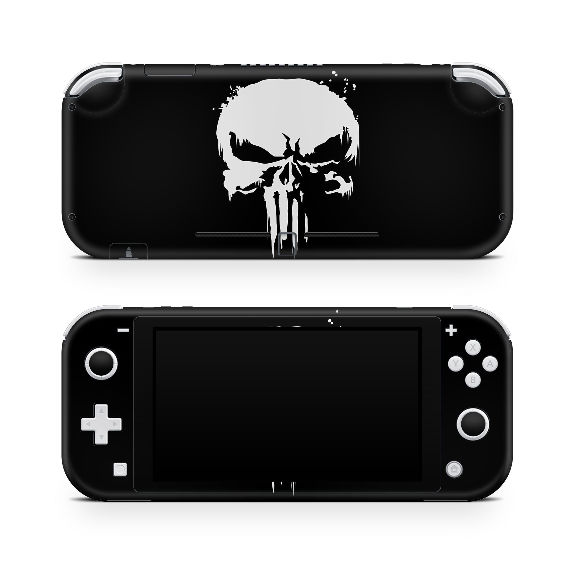 A video game skin featuring a Vigilante Justice 3 design for the Nintendo Switch Lite.