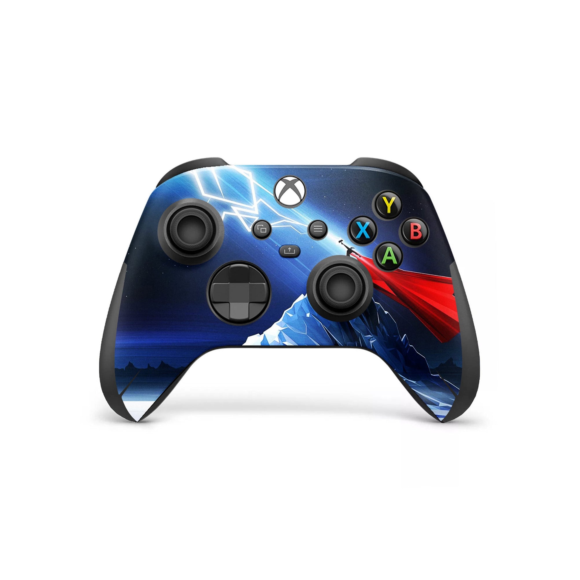 A video game skin featuring a God of Thunder 3 design for the Xbox Series Wireless Controller.