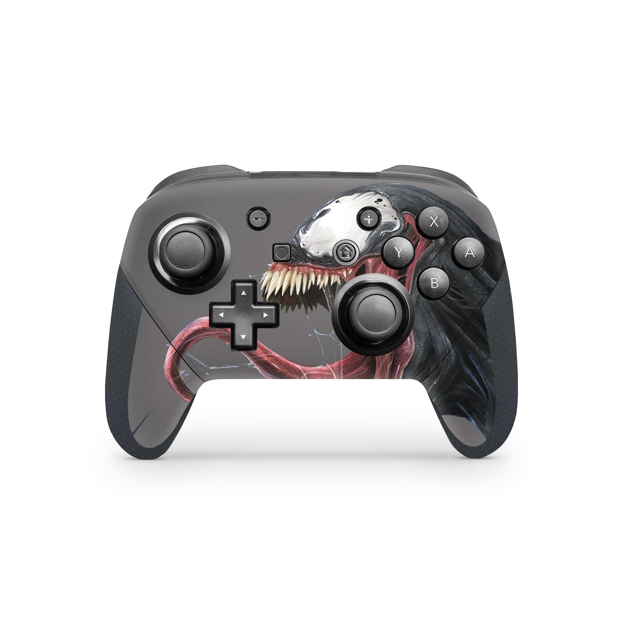 A video game skin featuring a Parasitic Predator 1 design for the Nintendo Switch Pro Controller.