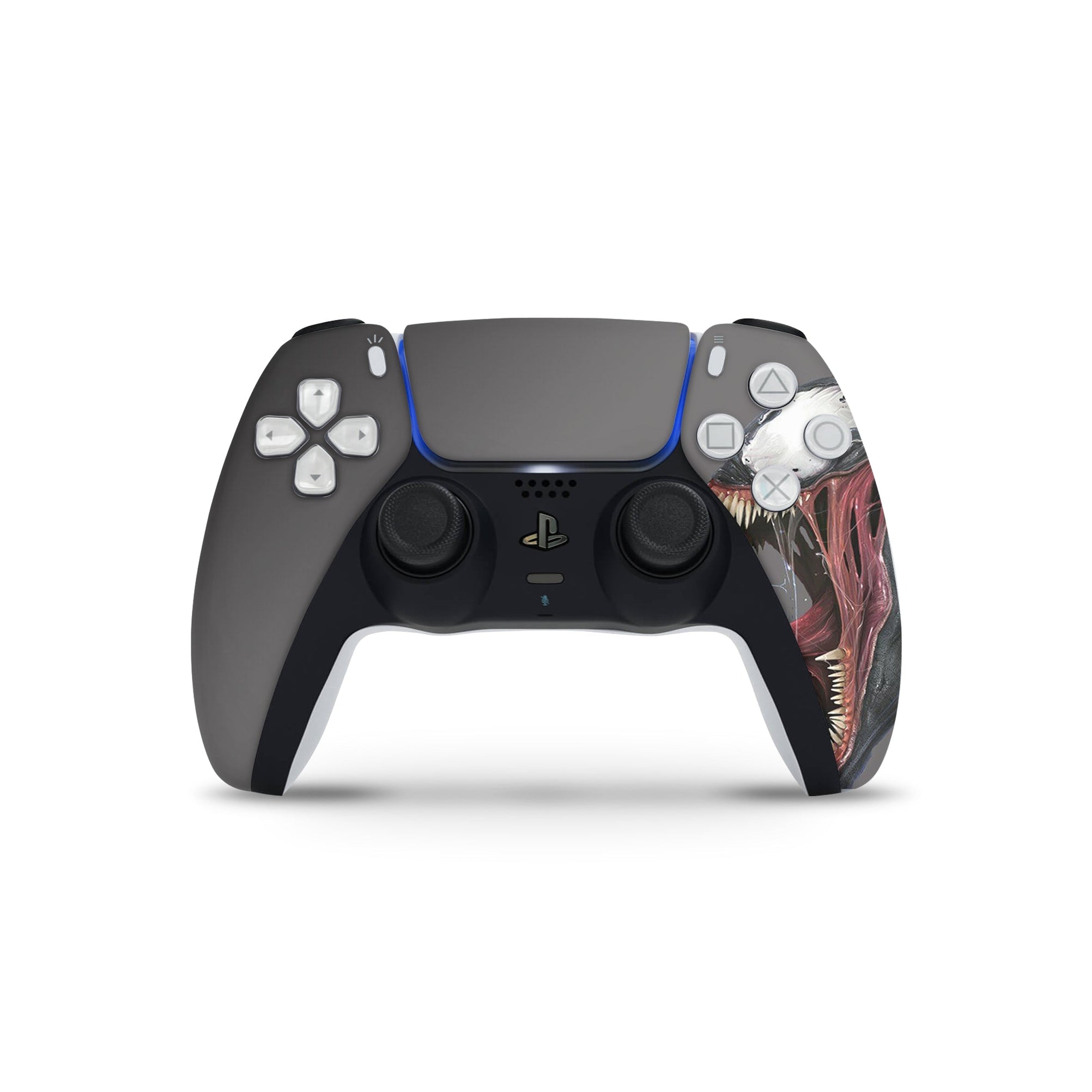 A video game skin featuring a Parasitic Predator 1 design for the PS5 Controller.