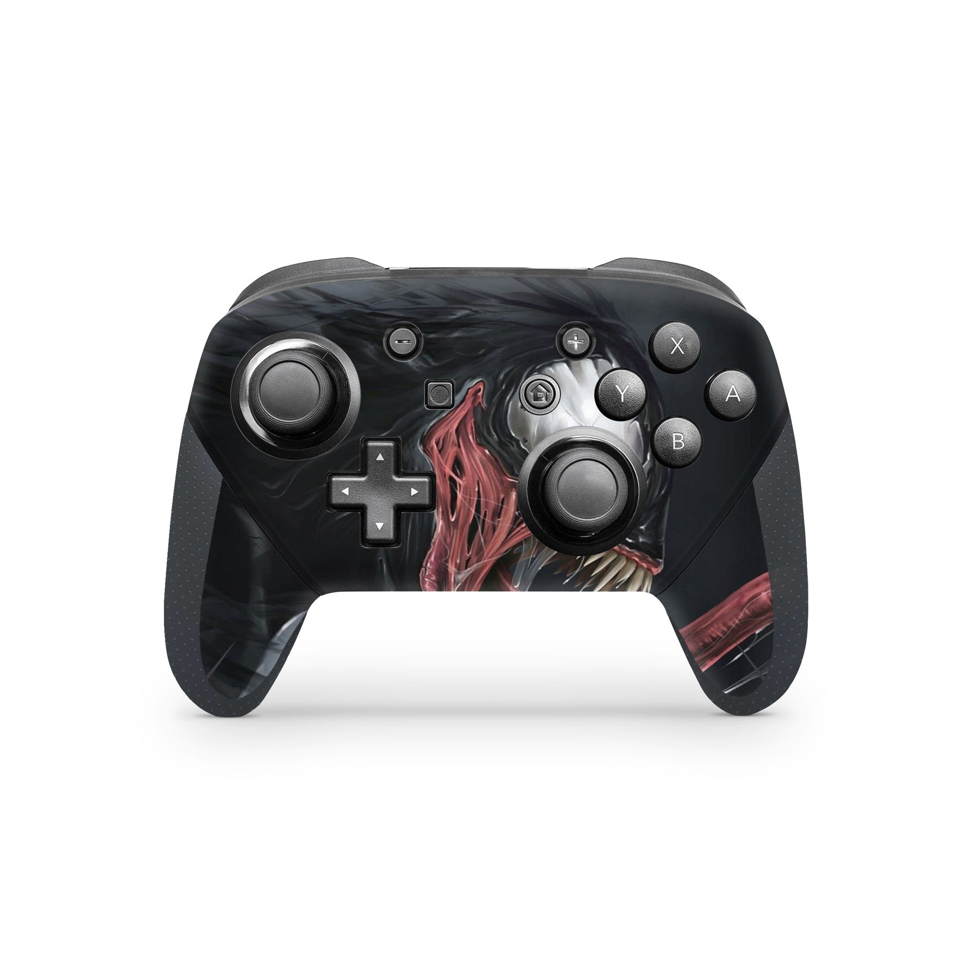 A video game skin featuring a Parasitic Predator 2 design for the Nintendo Switch Pro Controller.