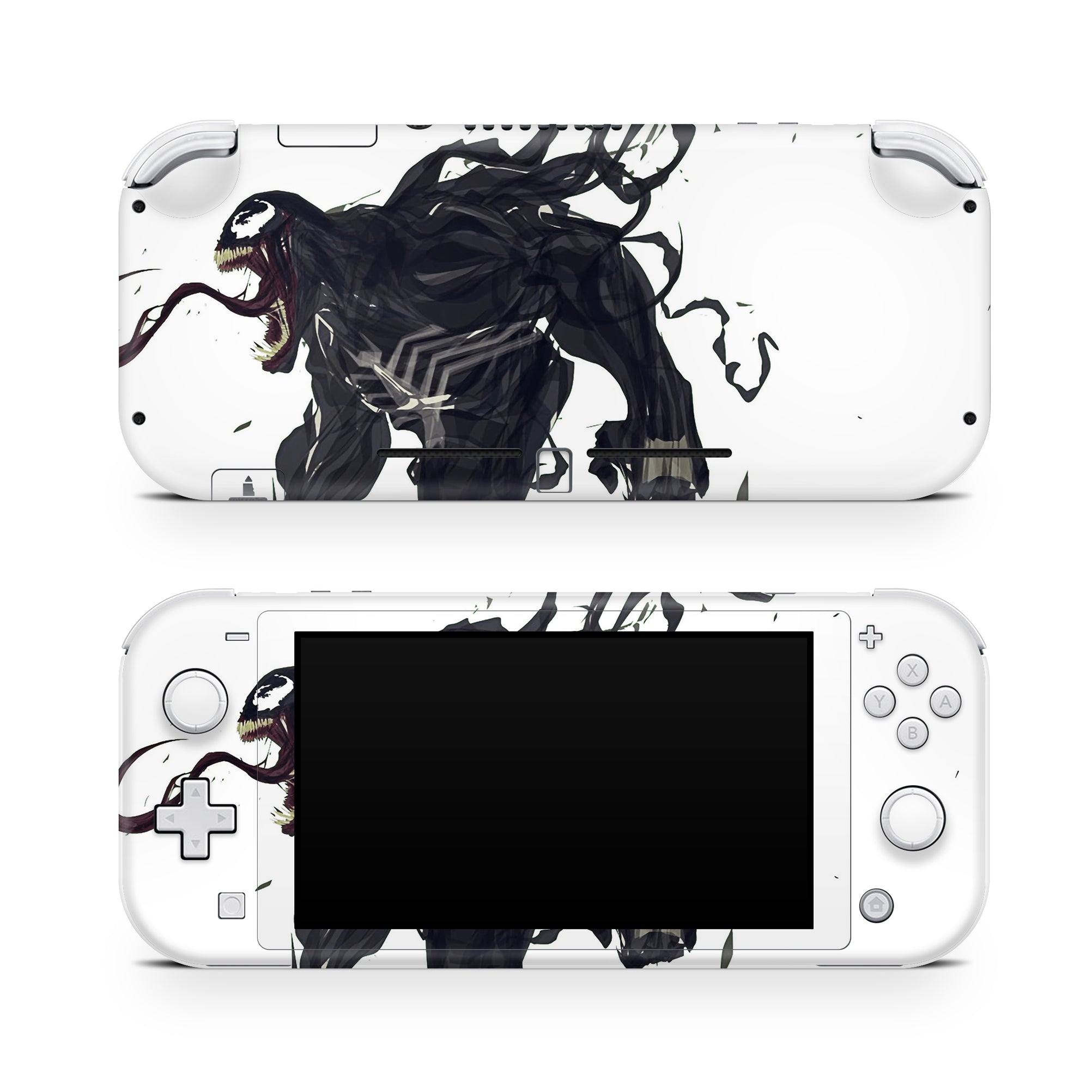 A video game skin featuring a Parasitic Predator 3 design for the Nintendo Switch Lite.