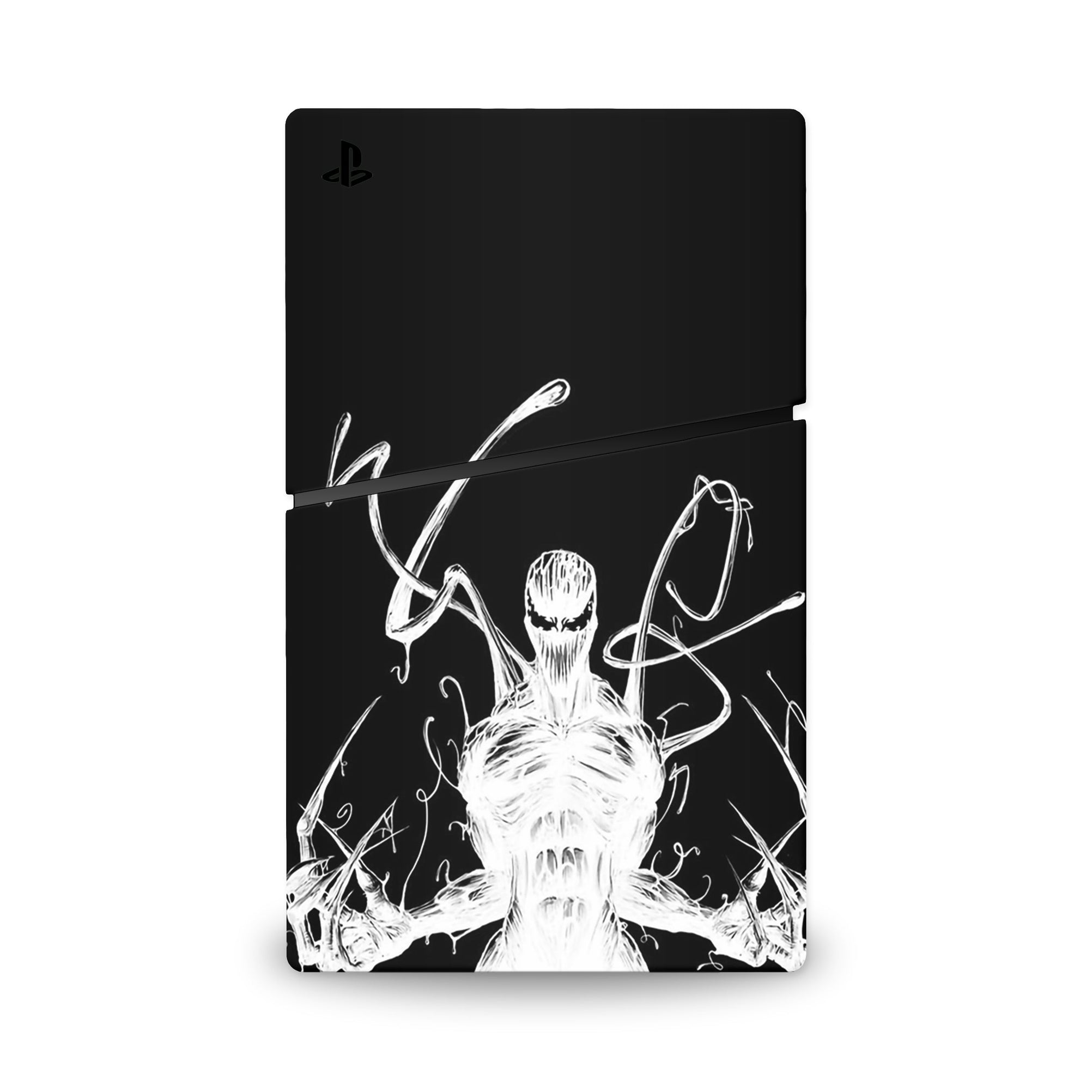 A video game skin featuring a Parasitic Predator 4 design for the PS5 Slim.