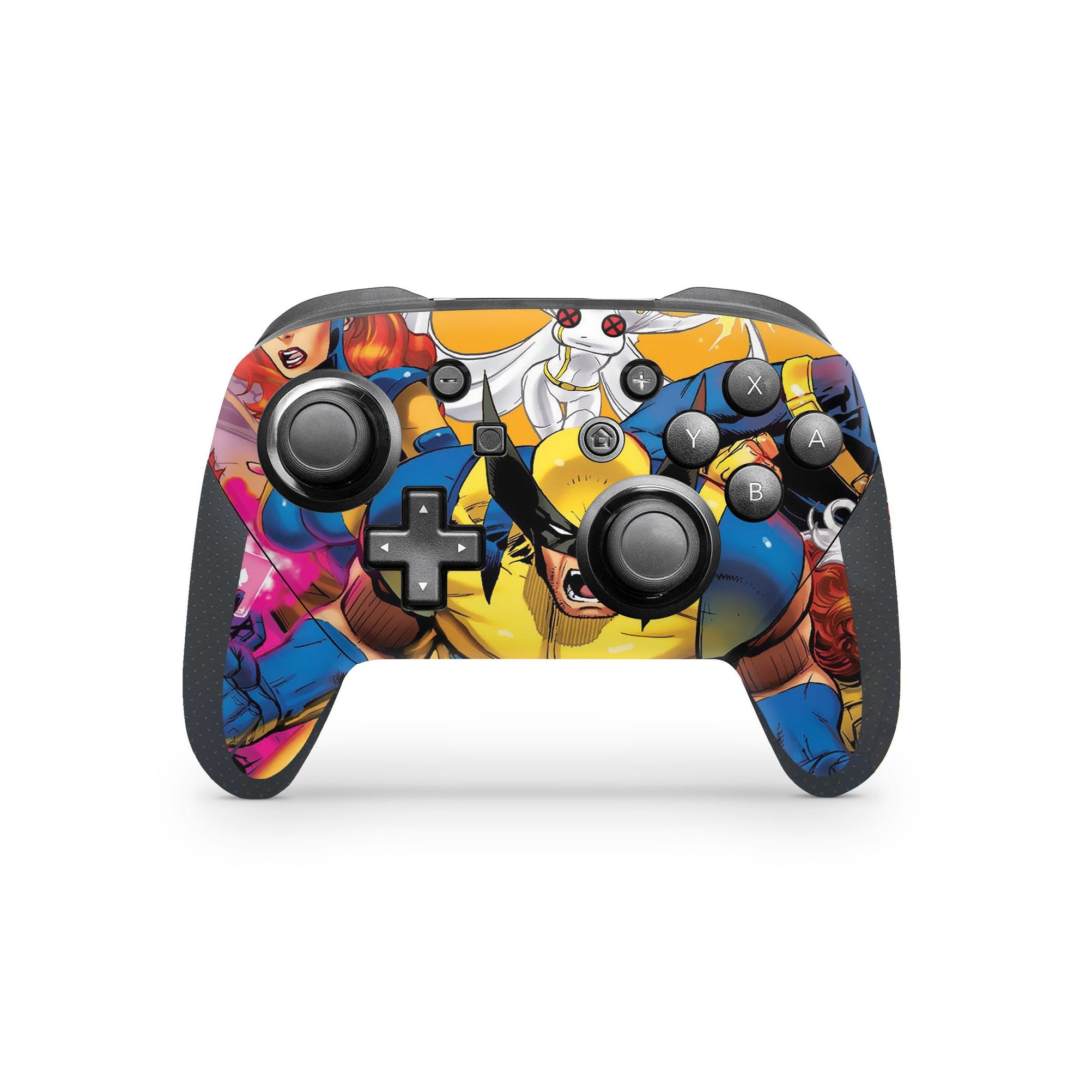 A video game skin featuring a Power-Bound Legends 1 design for the Nintendo Switch Pro Controller.