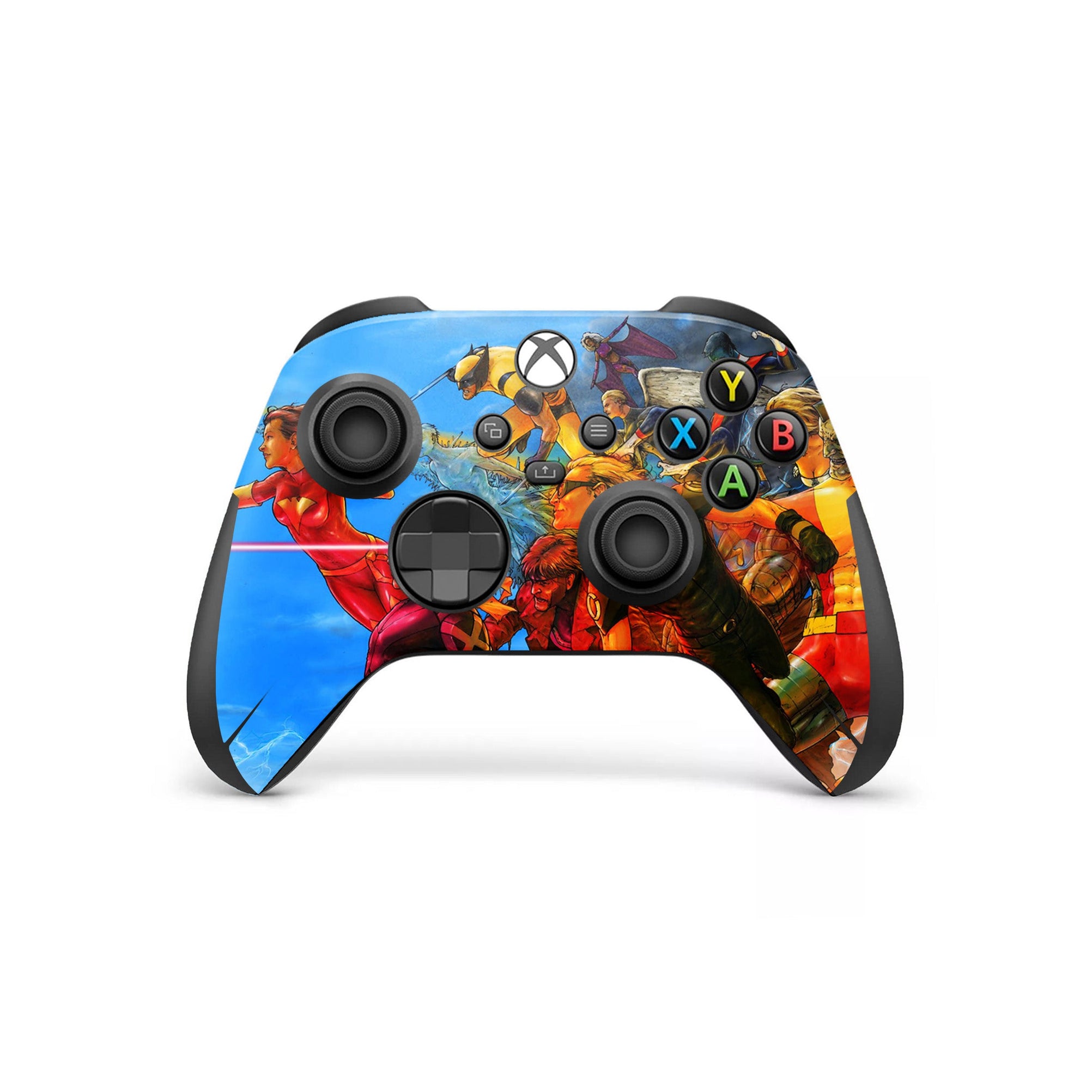 A video game skin featuring a Power-Bound Legends 2 design for the Xbox Series Wireless Controller.